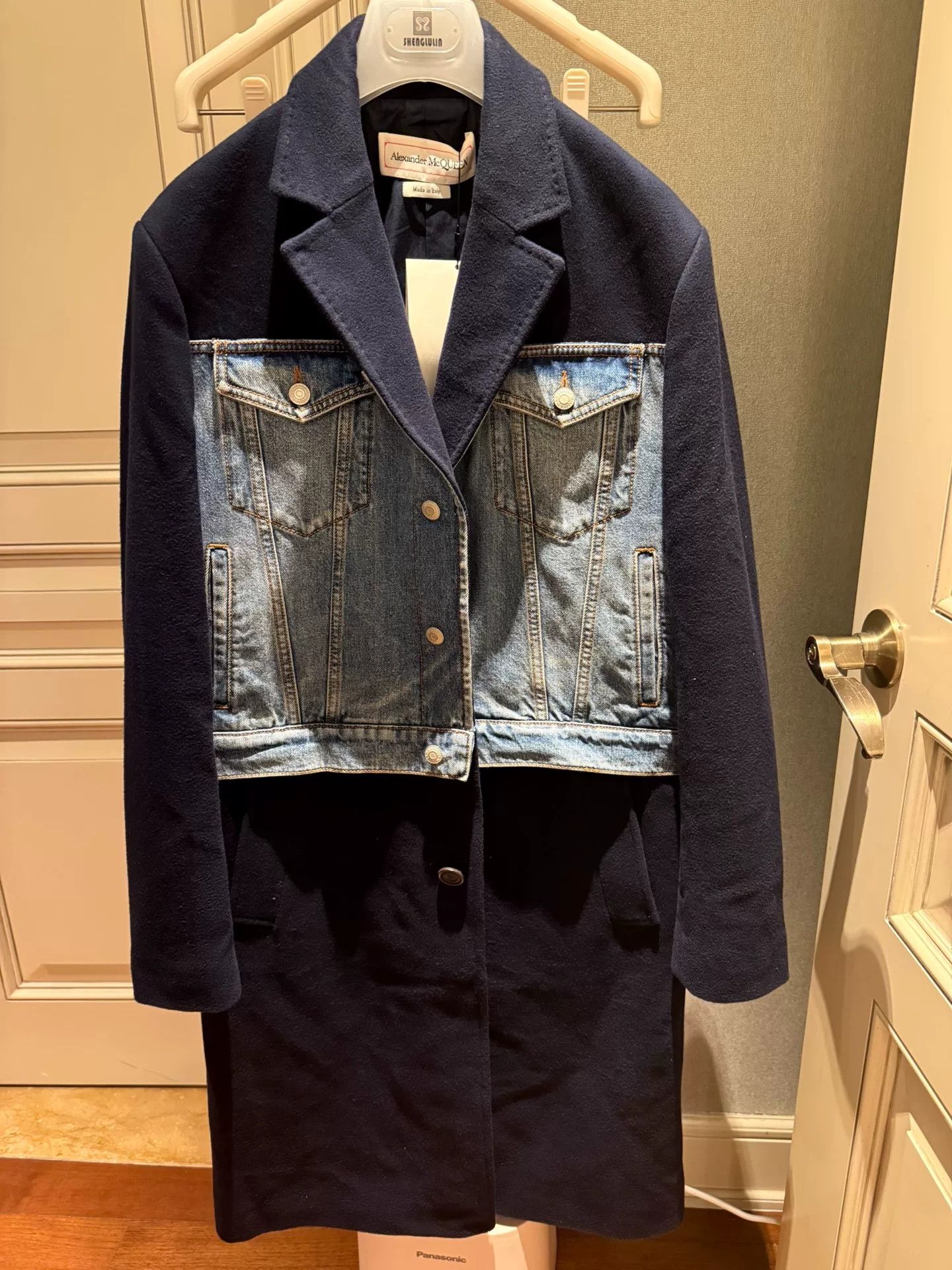Alexander McQueen Alexander McQueen Wool Denim Coat Size US M / EU 48-50 / 2 - 2 Thumbnail