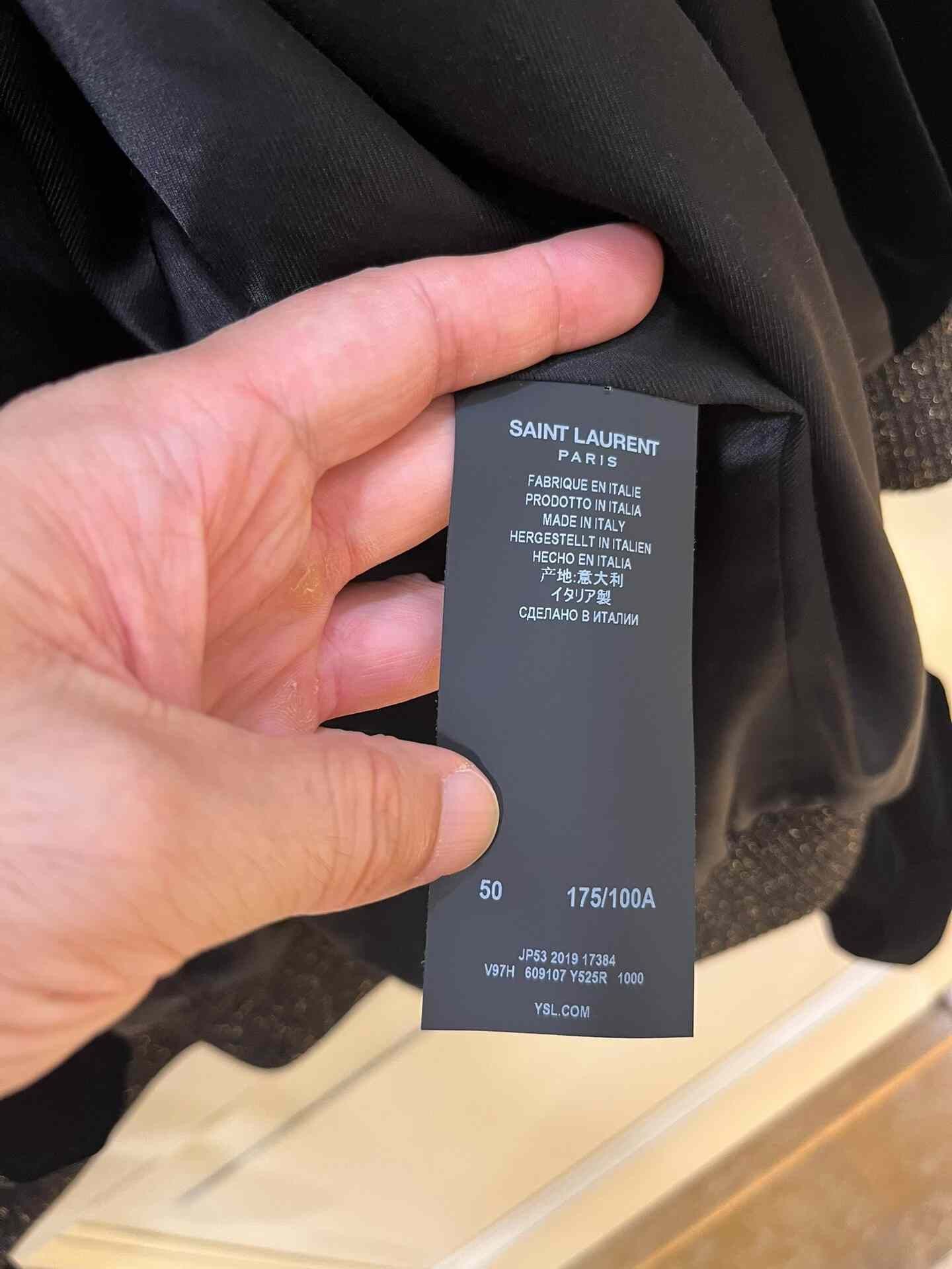 Saint Laurent Paris Saint Laurent Black Velvet Hooded Jacket Size US M / EU 48-50 / 2 - 9 Thumbnail