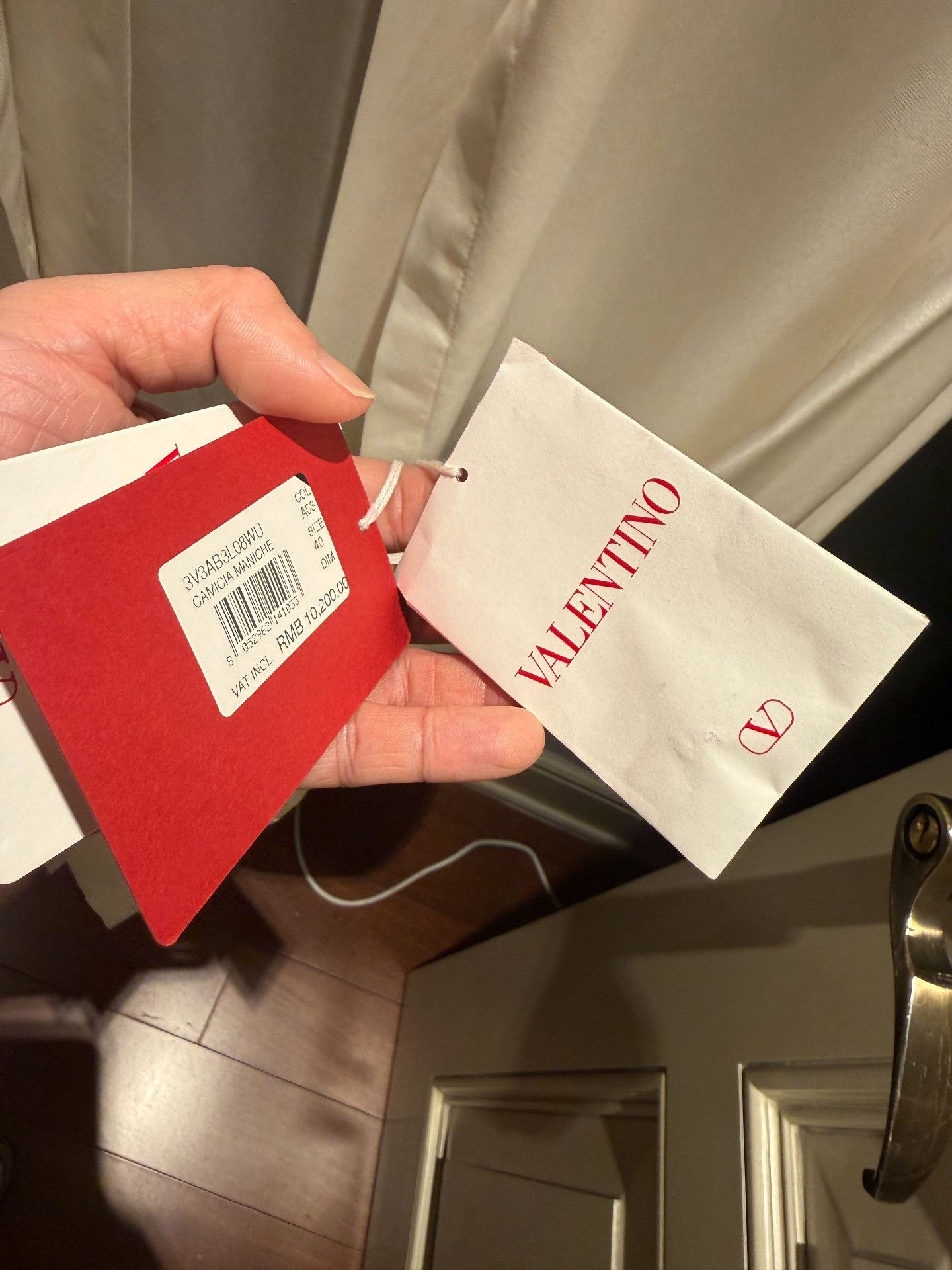 Valentino Valentino Silk White Ribbon Shirt Size US XXS / EU 40 - 5 Thumbnail
