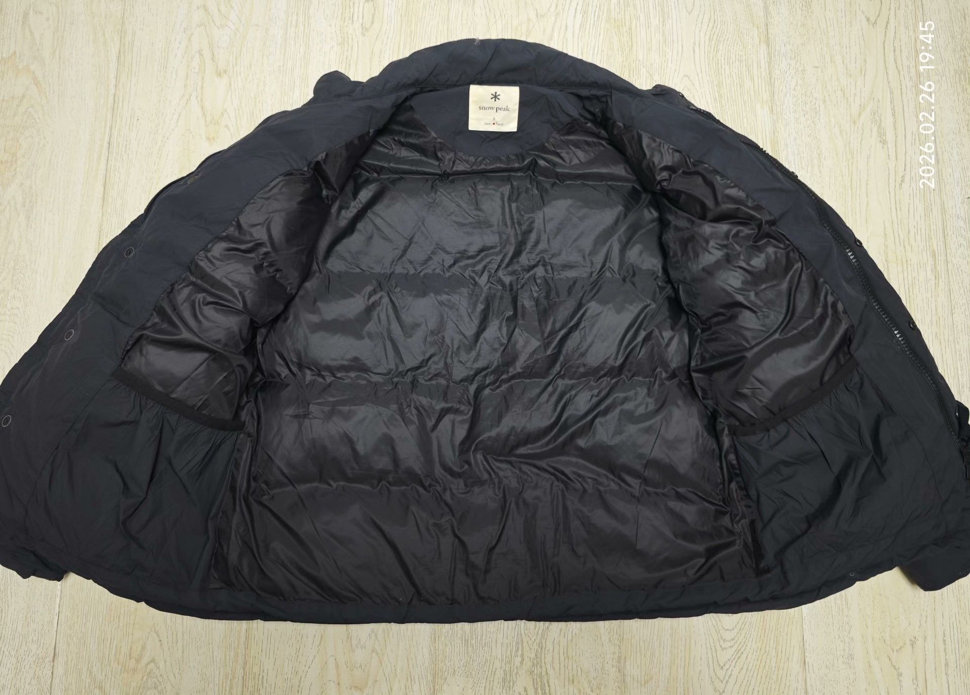 Snow Peak Snow Peak Black Down Jacket Size US S / EU 44-46 / 1 - 2 Thumbnail