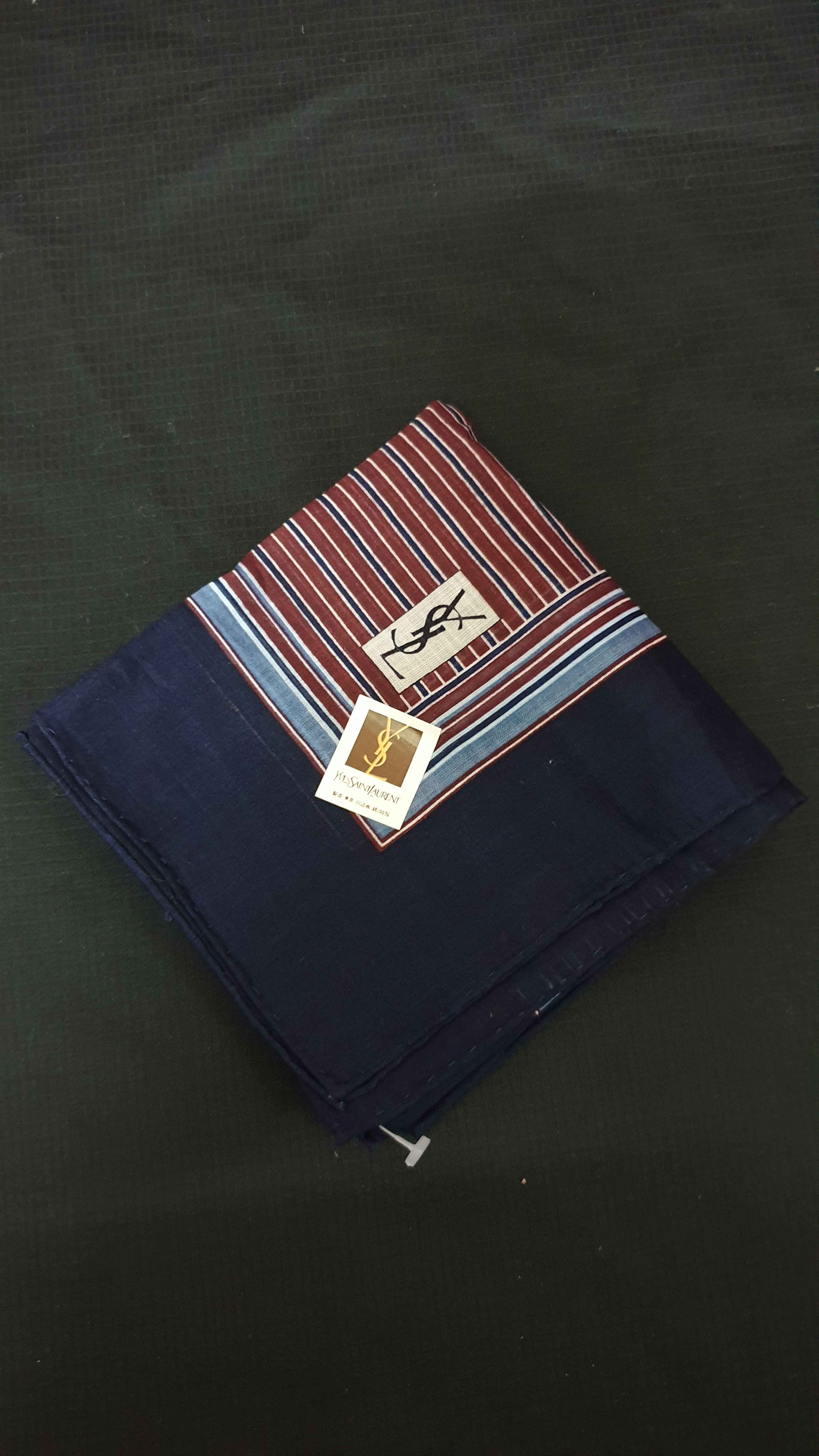 Grailed × Yves Saint Laurent Handky bandana Yves Saint Lauren YSL stripe Size ONE SIZE - 1 Thumbnail