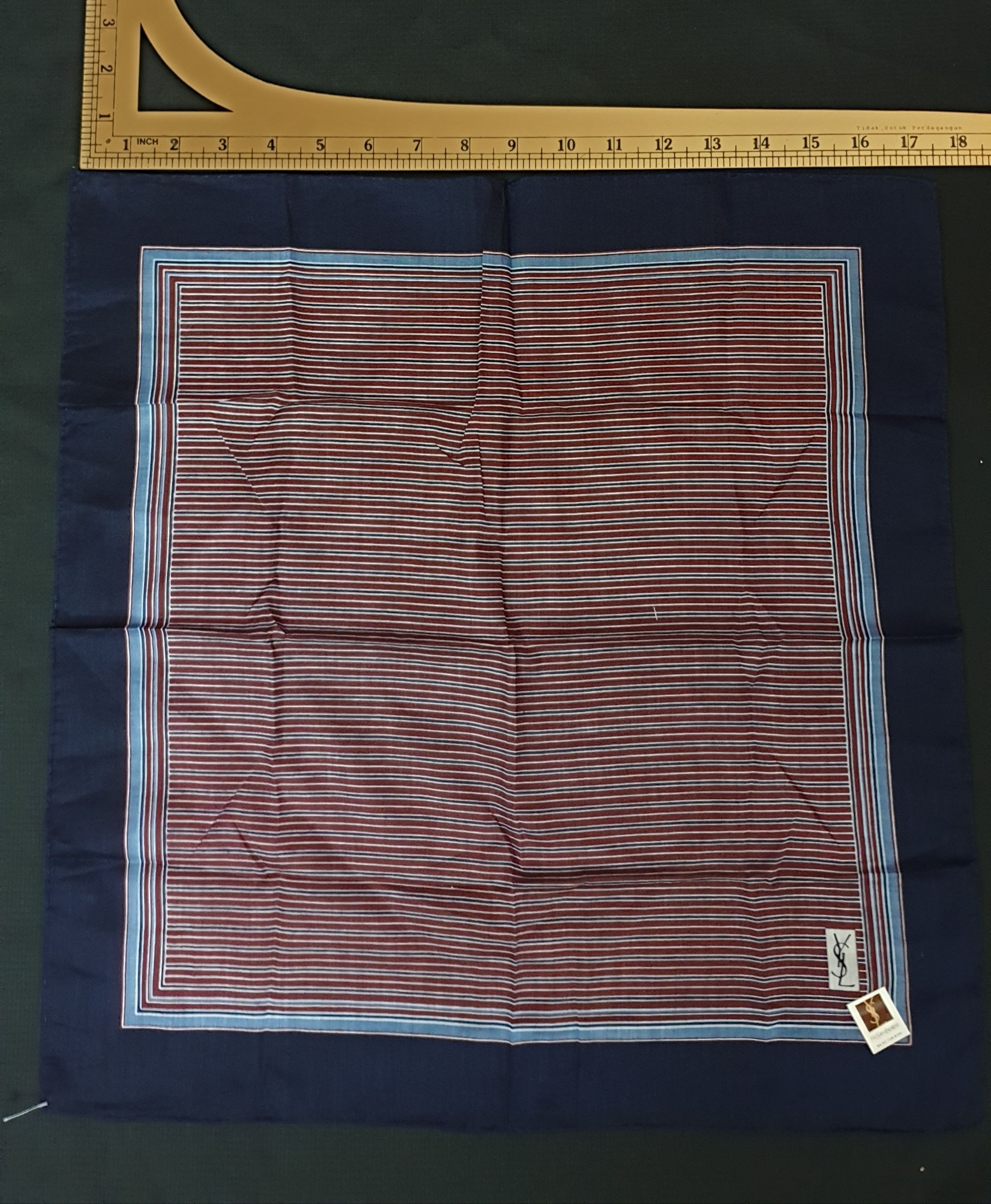 Grailed × Yves Saint Laurent Handky bandana Yves Saint Lauren YSL stripe Size ONE SIZE - 3 Thumbnail
