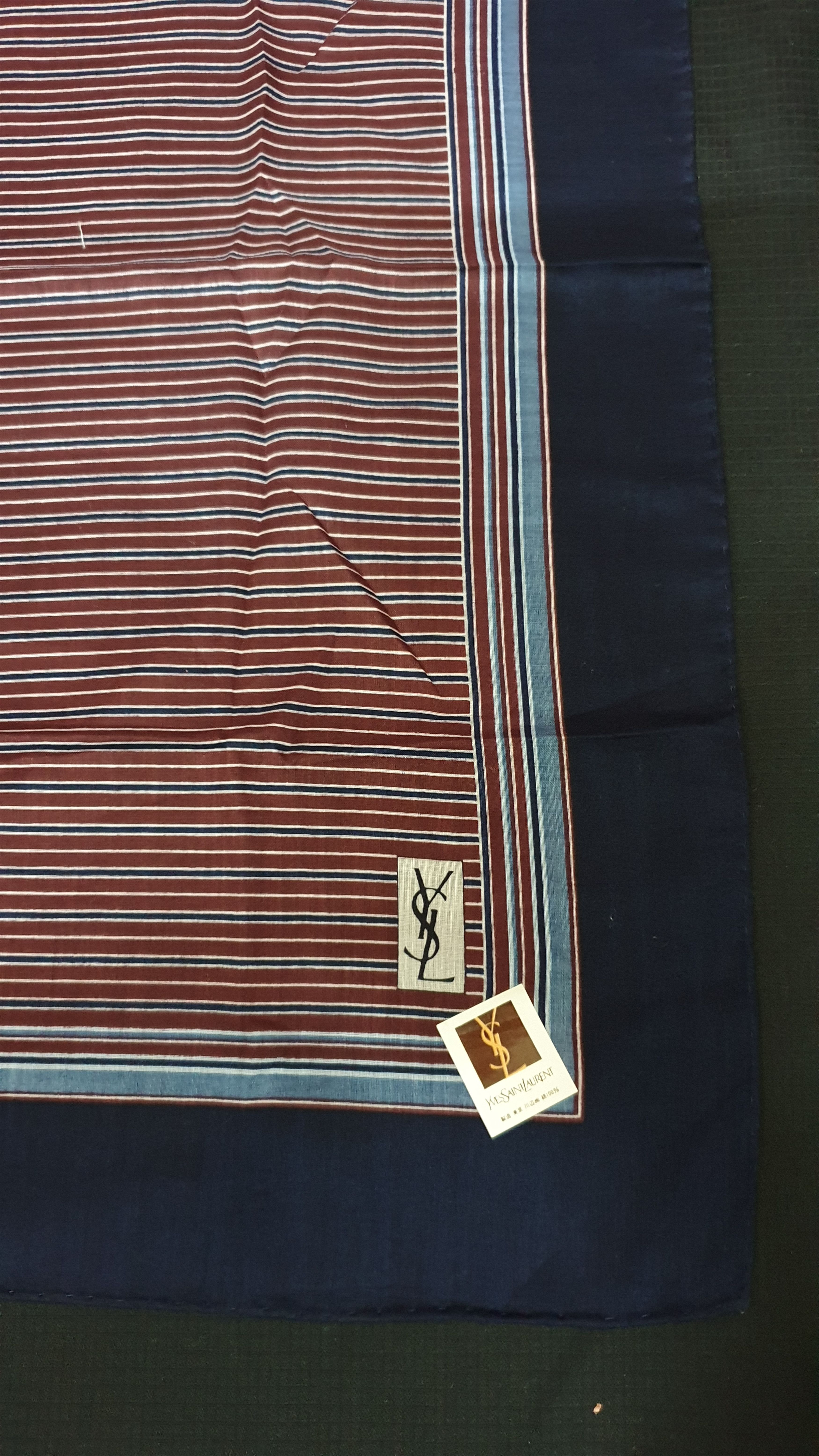 Grailed × Yves Saint Laurent Handky bandana Yves Saint Lauren YSL stripe Size ONE SIZE - 4 Thumbnail