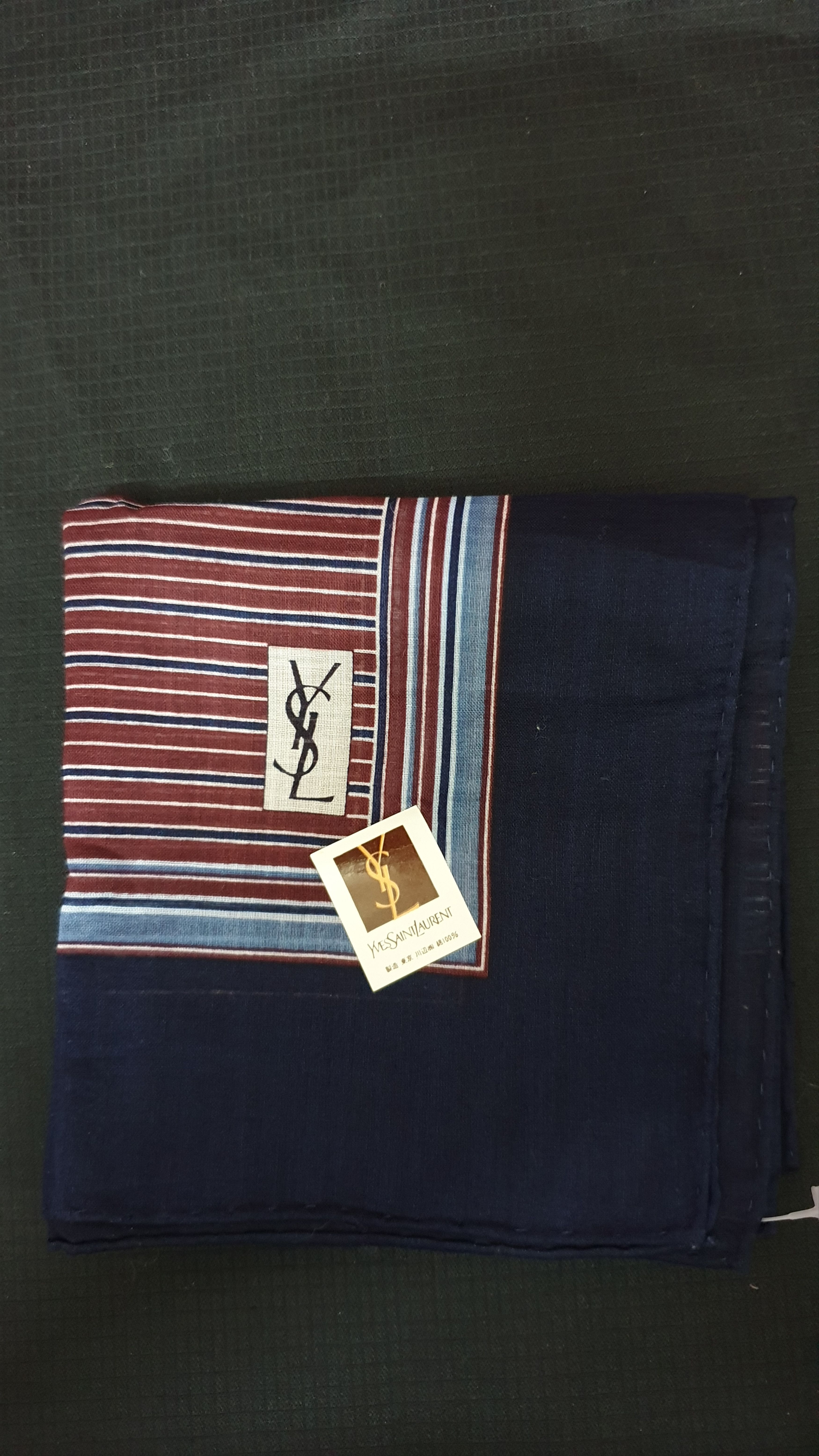 Grailed × Yves Saint Laurent Handky bandana Yves Saint Lauren YSL stripe Size ONE SIZE - 2 Thumbnail