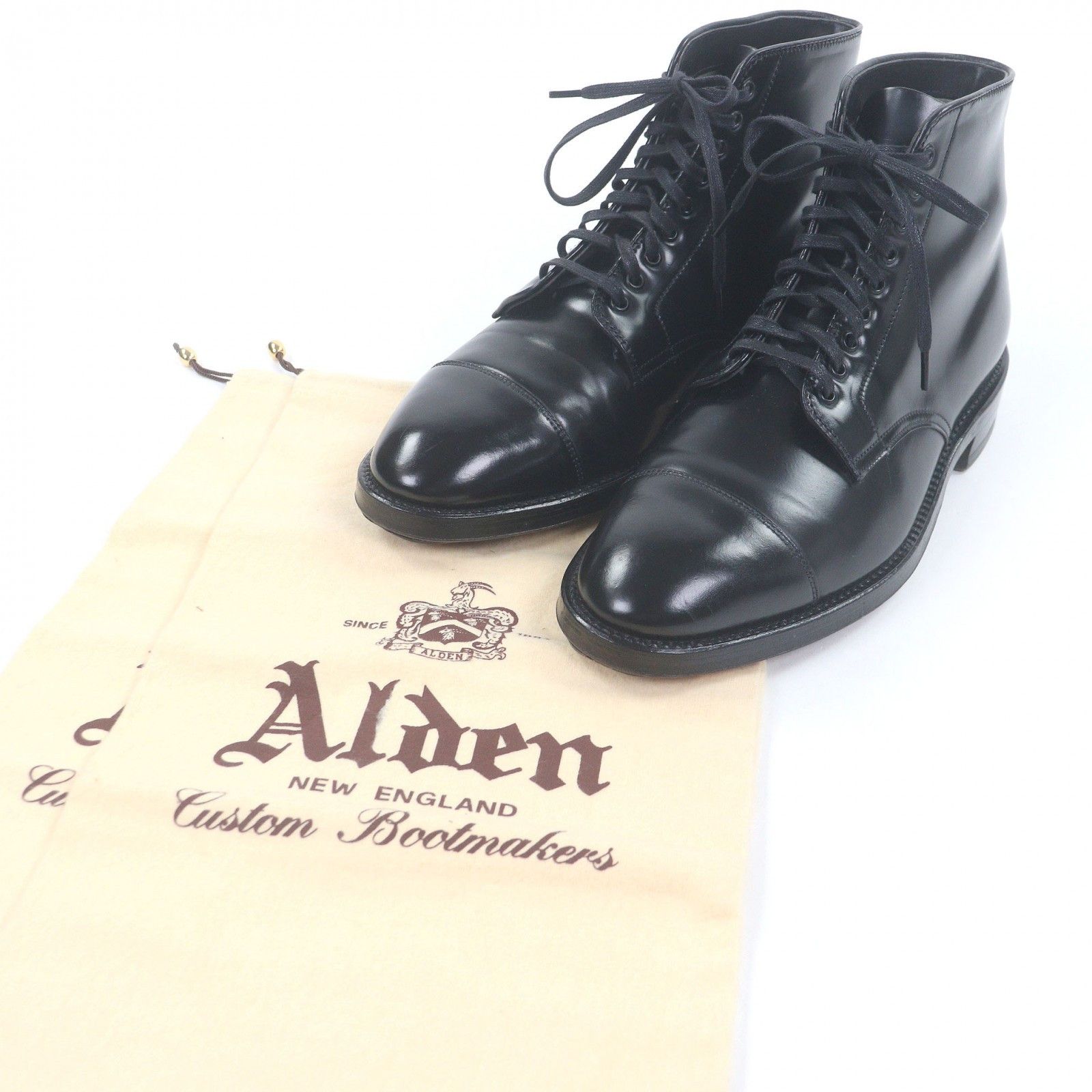 Other Other Alden Cordovan Lace Up Boots Leather Shoes DUTY FREE for USA Size ONE SIZE - 2 Thumbnail