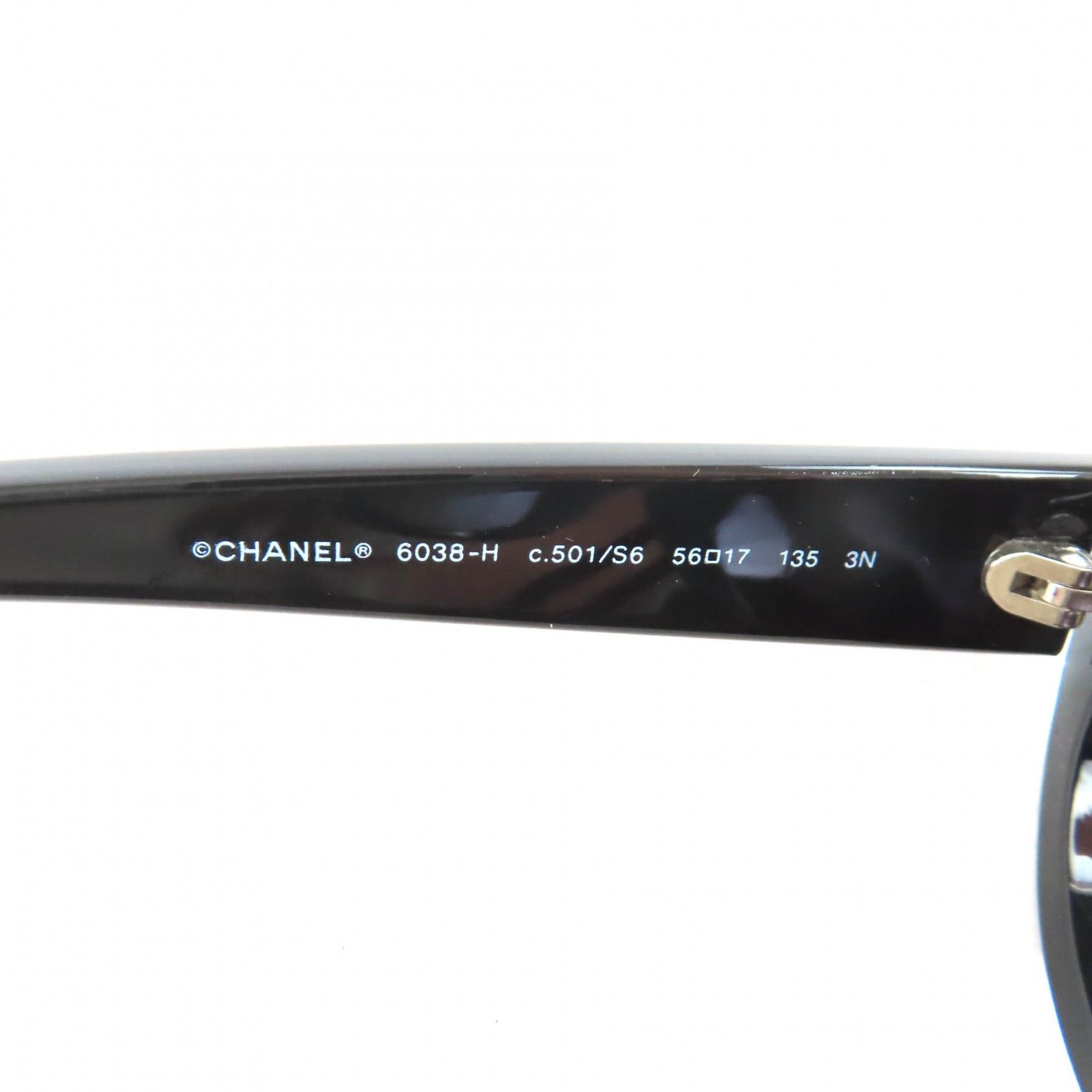 Chanel Chanel Chanel Fake Pearl Sunglasses Plastic / Synthetic Sunglasses 6038H DUTY FREE for USA Size ONE SIZE - 9 Thumbnail