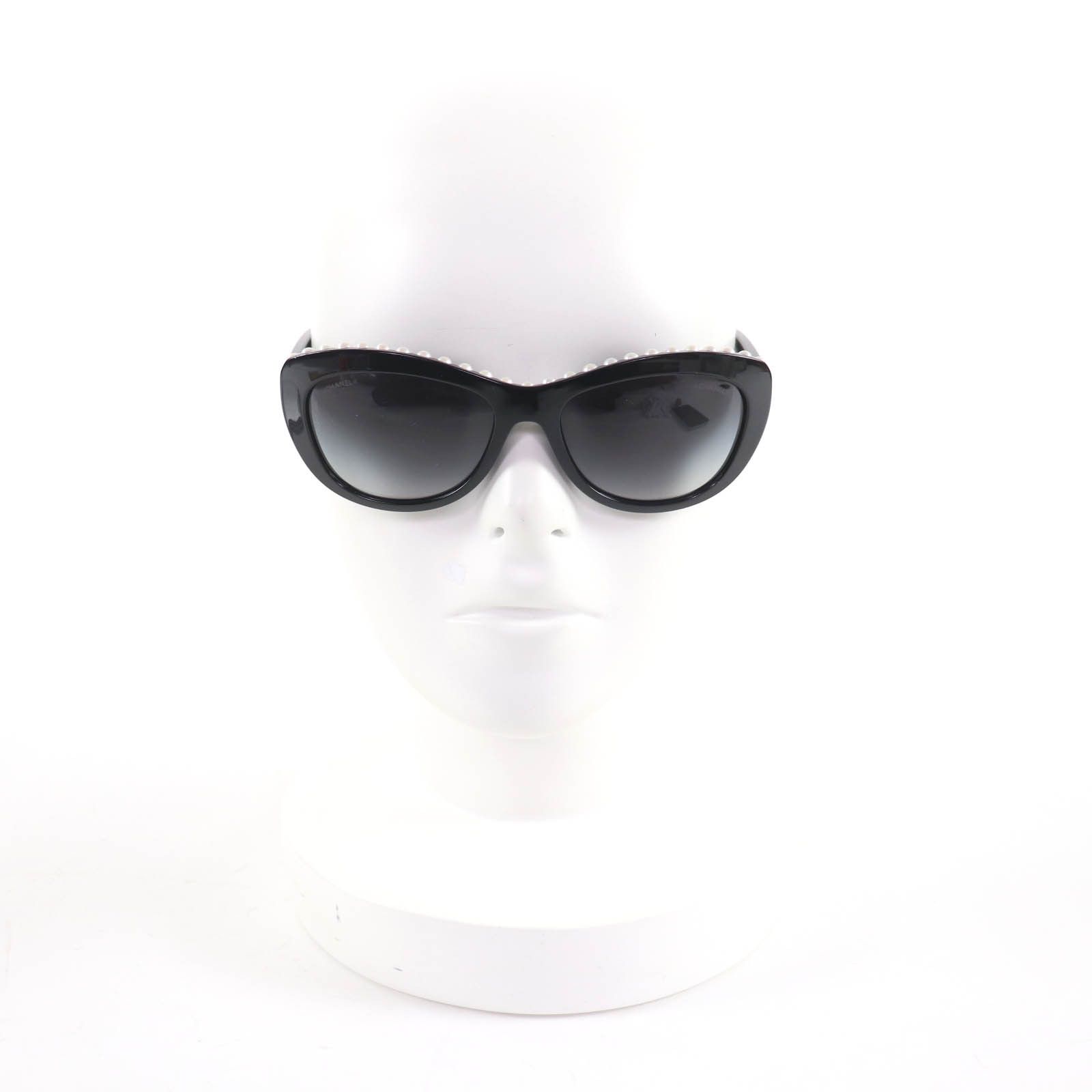 Chanel Chanel Chanel Fake Pearl Sunglasses Plastic / Synthetic Sunglasses 6038H DUTY FREE for USA Size ONE SIZE - 2 Thumbnail