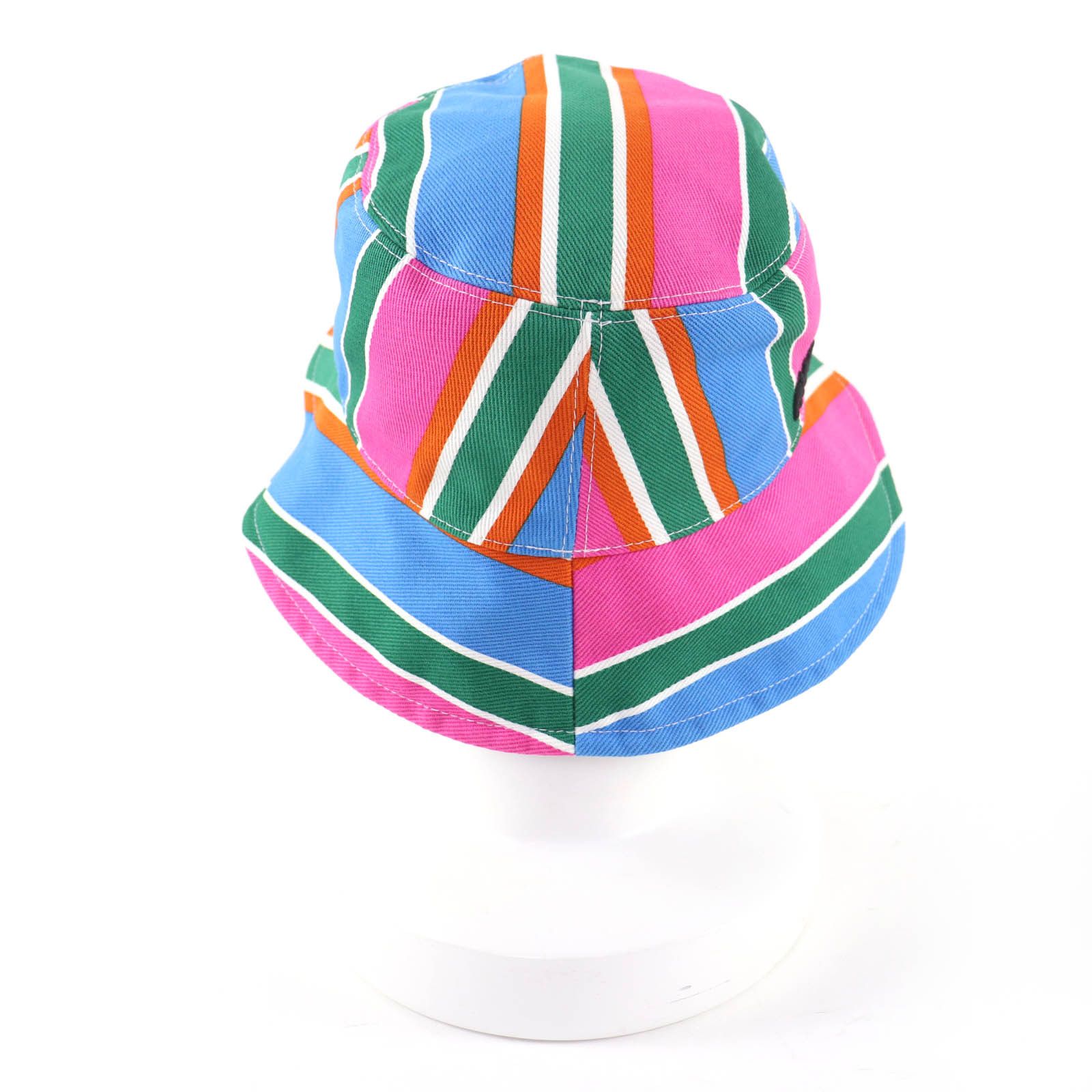 Miu Miu Miu Miu Miu Miu Logo Embroidery Cotton Bucket Hat Textile Hats 5HC196 DUTY FREE for USA Size ONE SIZE - 5 Thumbnail