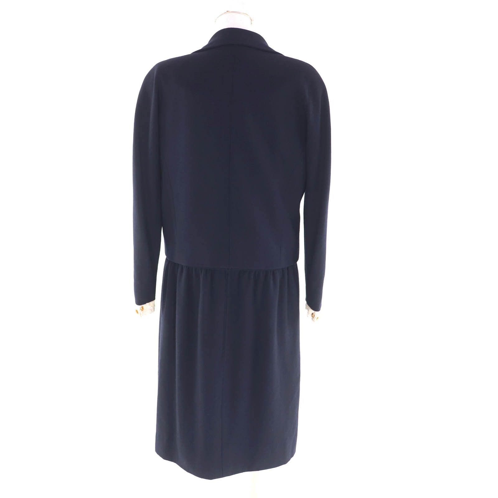 Chanel Chanel Chanel Wool Suit Jacket Dress Set Textile Suits DUTY FREE for USA Size ONE SIZE - 3 Thumbnail