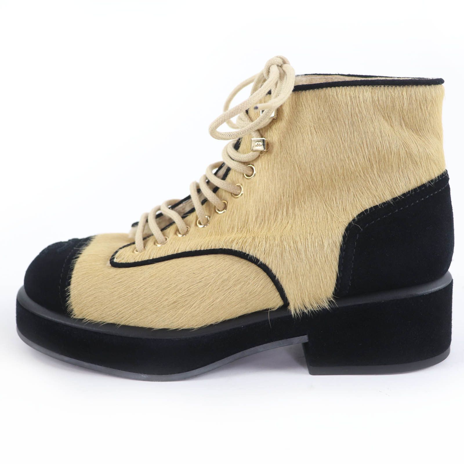 Chanel Chanel Chanel Harako Short Boots Fur Shoes DUTY FREE for USA Size ONE SIZE - 4 Thumbnail