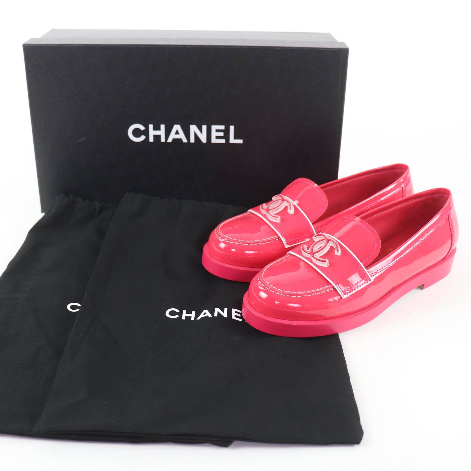 Chanel Chanel Chanel Patent Leather Loafers Leather Shoes DUTY FREE for USA Size ONE SIZE - 2 Thumbnail