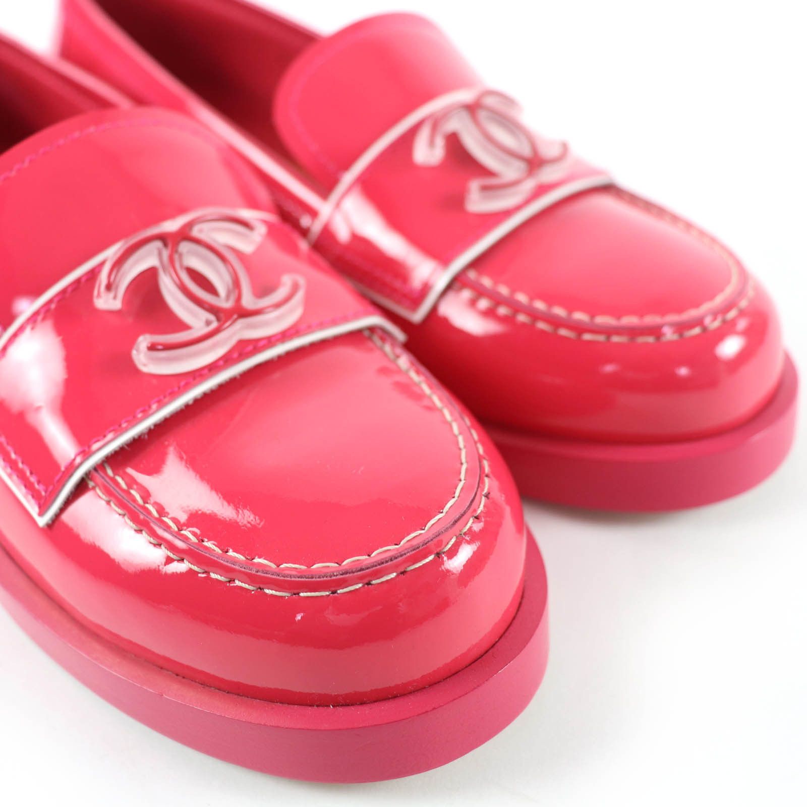 Chanel Chanel Chanel Patent Leather Loafers Leather Shoes DUTY FREE for USA Size ONE SIZE - 8 Thumbnail