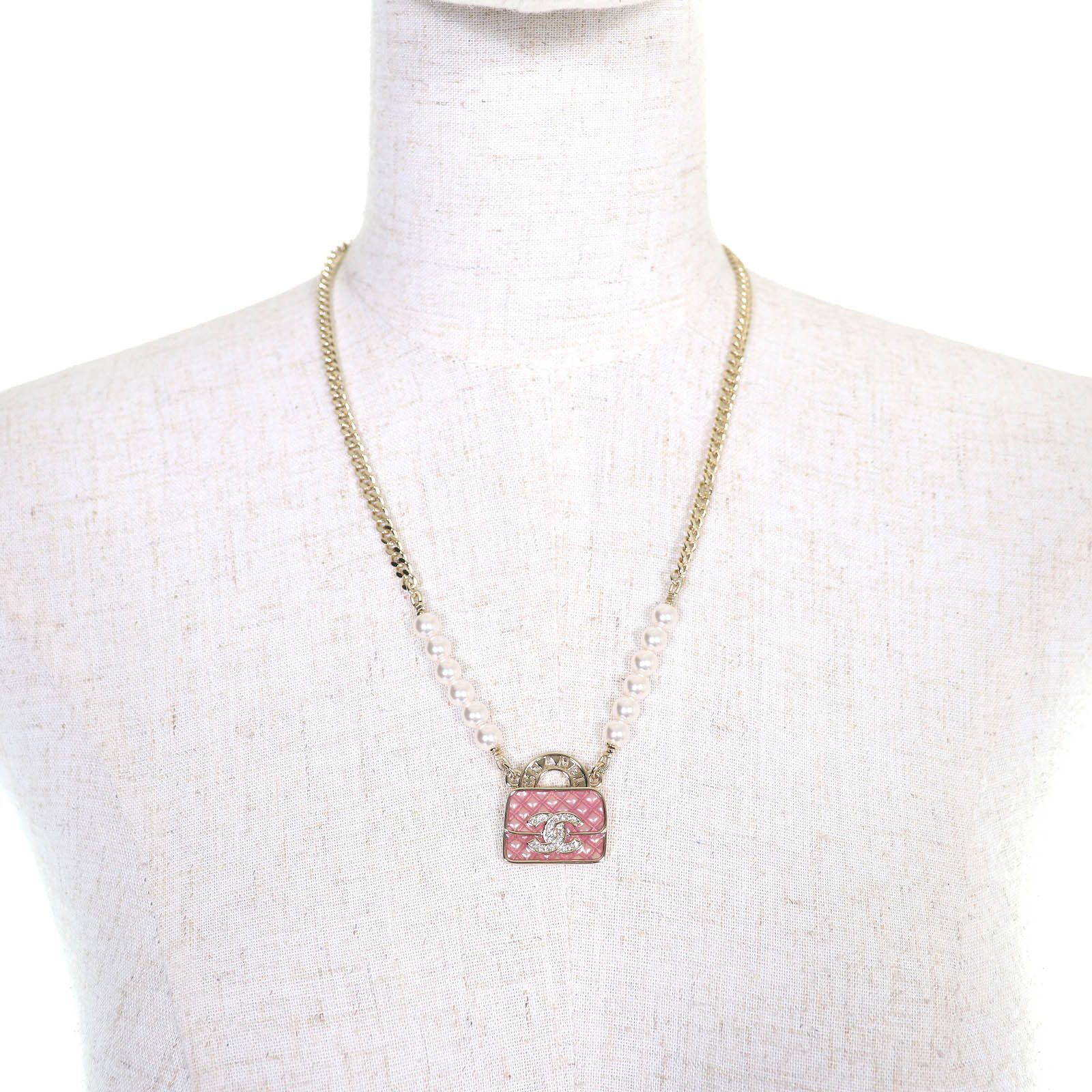 Chanel Chanel Chanel COCO Mark Matelasse Bag Necklace Metal Necklace B24SABD331B16656 DUTY FREE for USA Size ONE SIZE - 3 Thumbnail