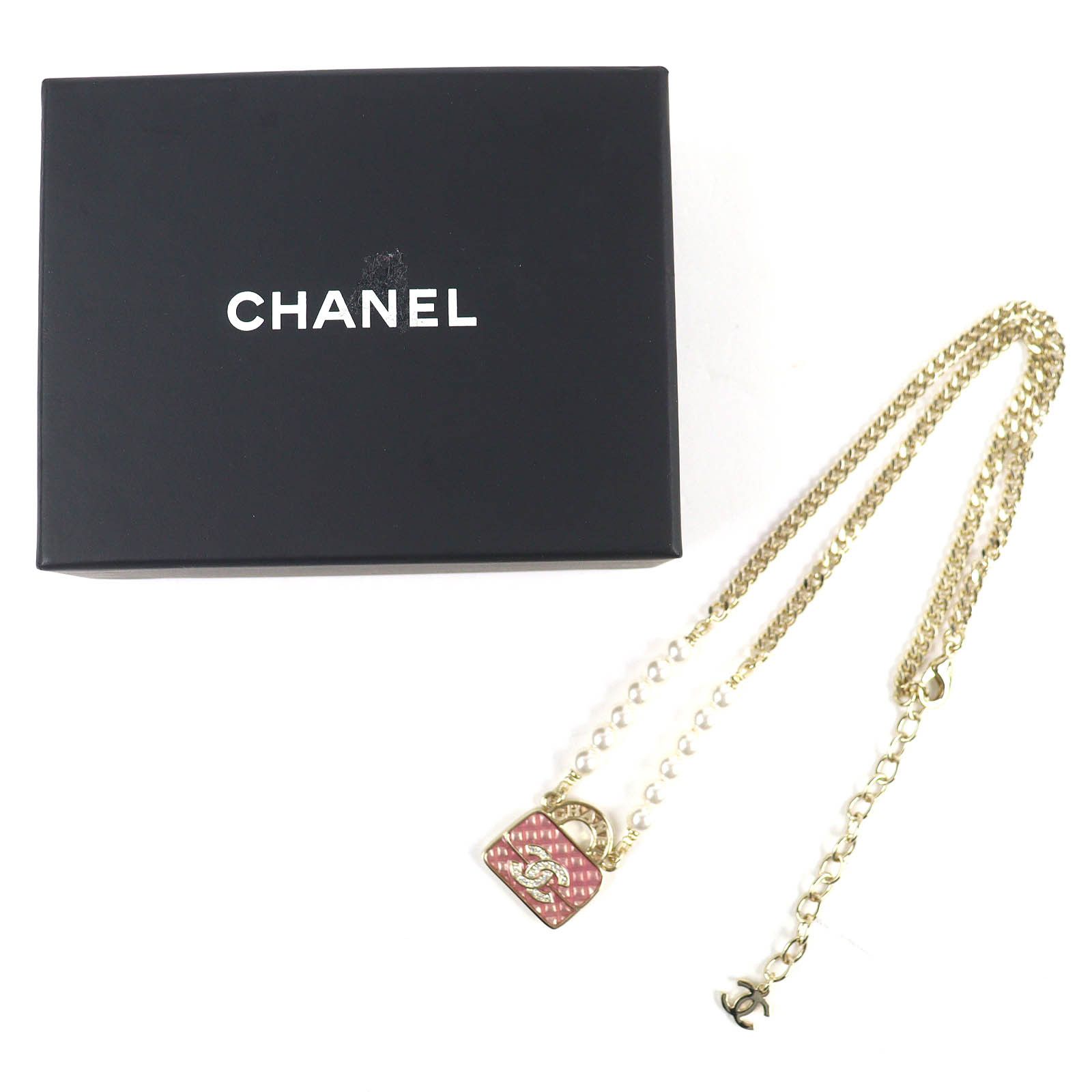 Chanel Chanel Chanel COCO Mark Matelasse Bag Necklace Metal Necklace B24SABD331B16656 DUTY FREE for USA Size ONE SIZE - 2 Thumbnail