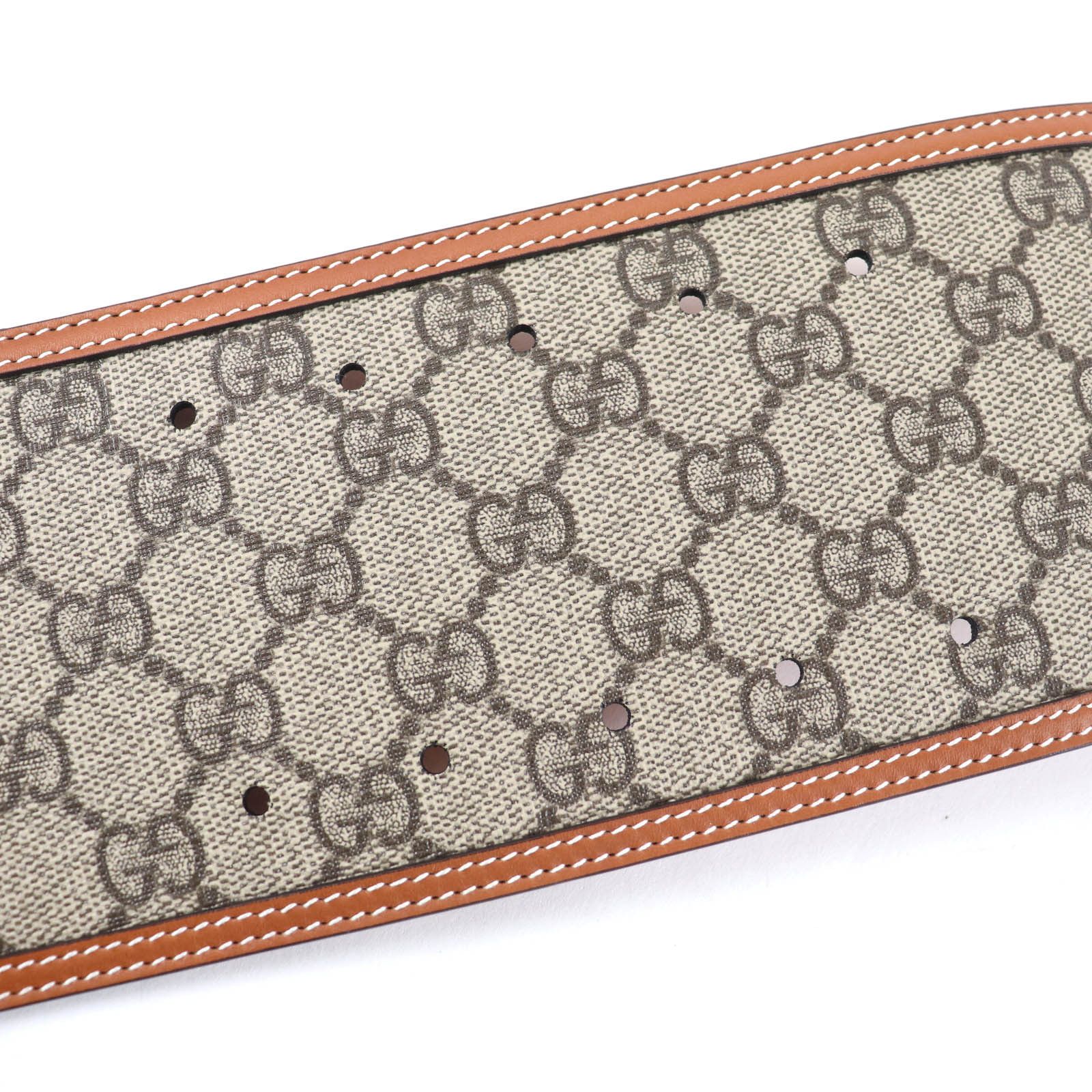 Gucci Gucci Gucci GG Supreme Wide Belt Textile Belt 718505 DUTY FREE for USA Size ONE SIZE - 7 Thumbnail