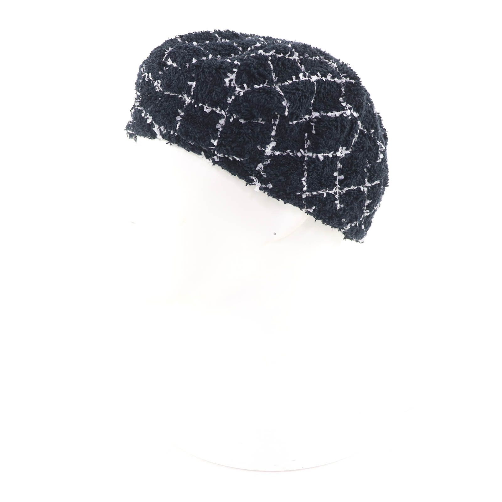 Chanel Chanel Chanel Tweed Beret Textile Hats DUTY FREE for USA Size ONE SIZE - 3 Thumbnail
