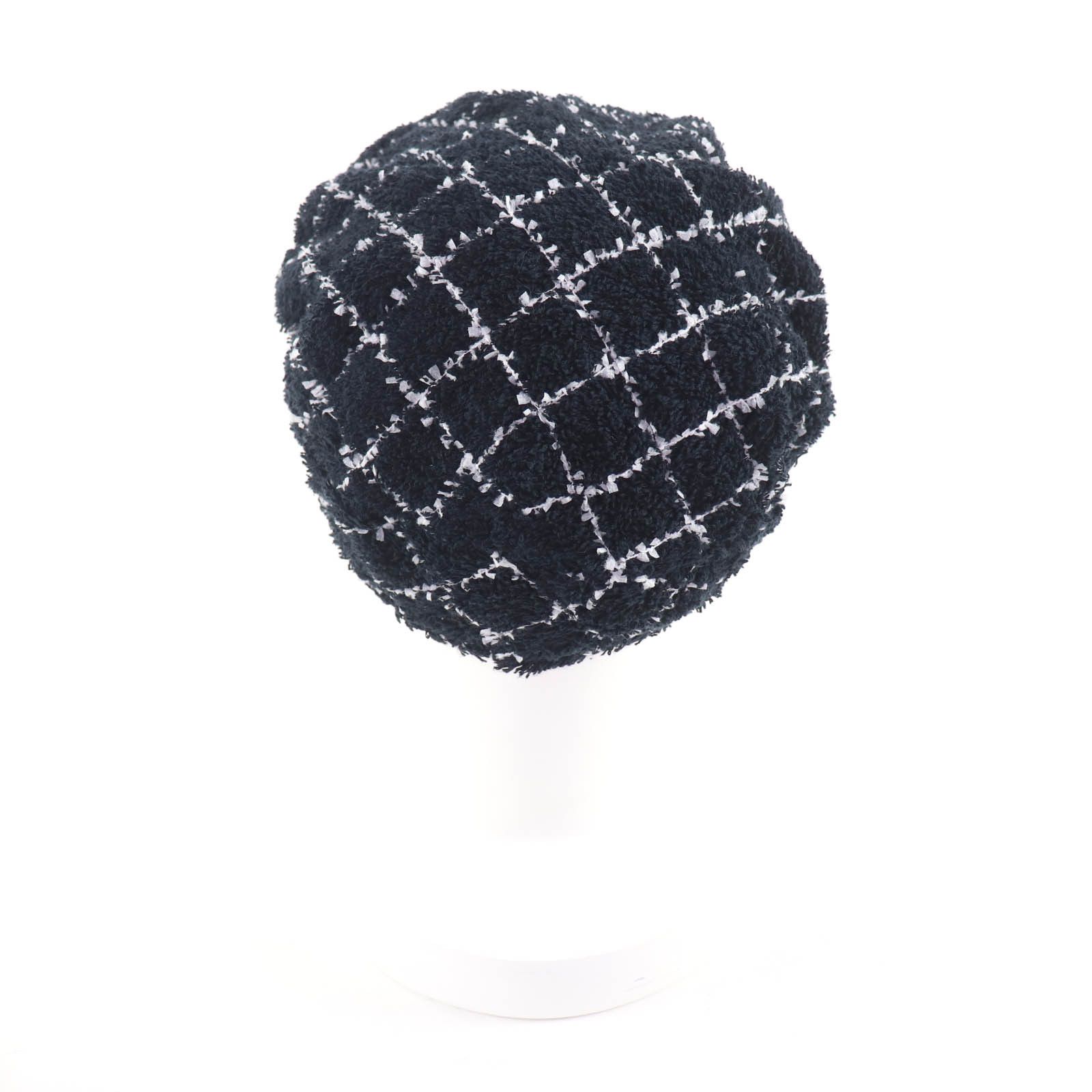 Chanel Chanel Chanel Tweed Beret Textile Hats DUTY FREE for USA Size ONE SIZE - 4 Thumbnail