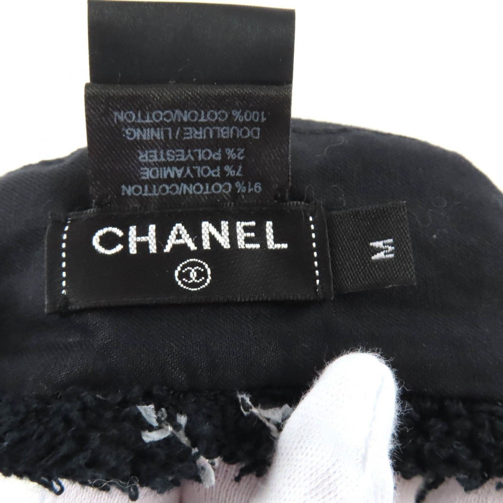 Chanel Chanel Chanel Tweed Beret Textile Hats DUTY FREE for USA Size ONE SIZE - 7 Thumbnail