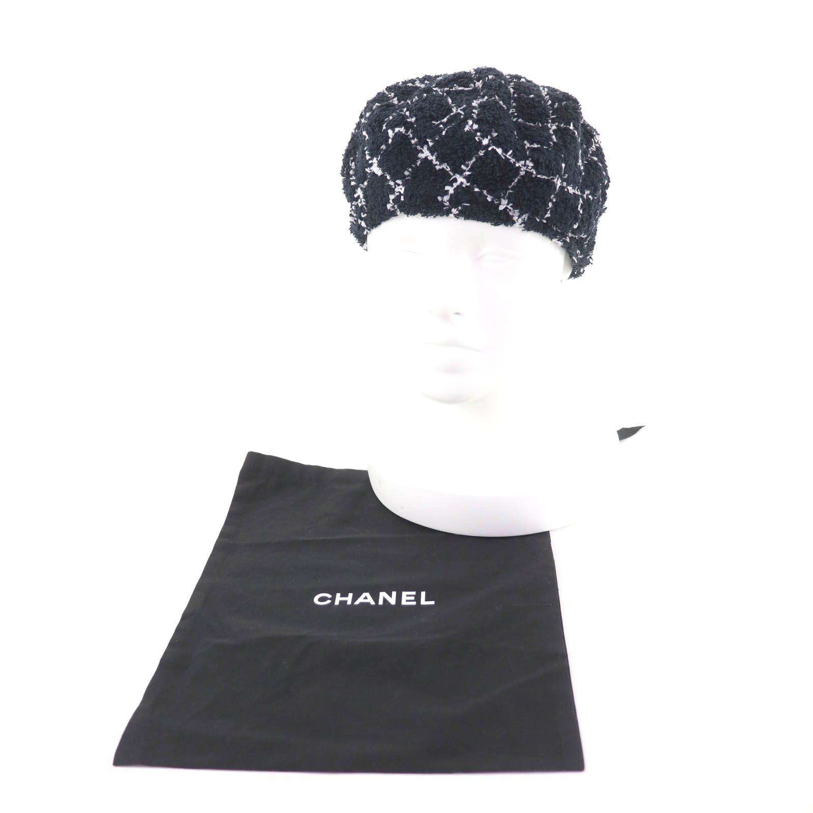 Chanel Chanel Chanel Tweed Beret Textile Hats DUTY FREE for USA Size ONE SIZE - 2 Thumbnail