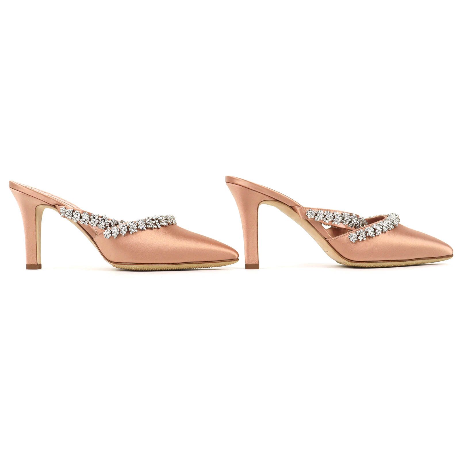 Manolo Blahnik Manolo Blahnik Manolo Blahnik VEDADAMU Satin Mules Textile Shoes VEDADAMU DUTY FREE for USA Size ONE SIZE - 4 Thumbnail