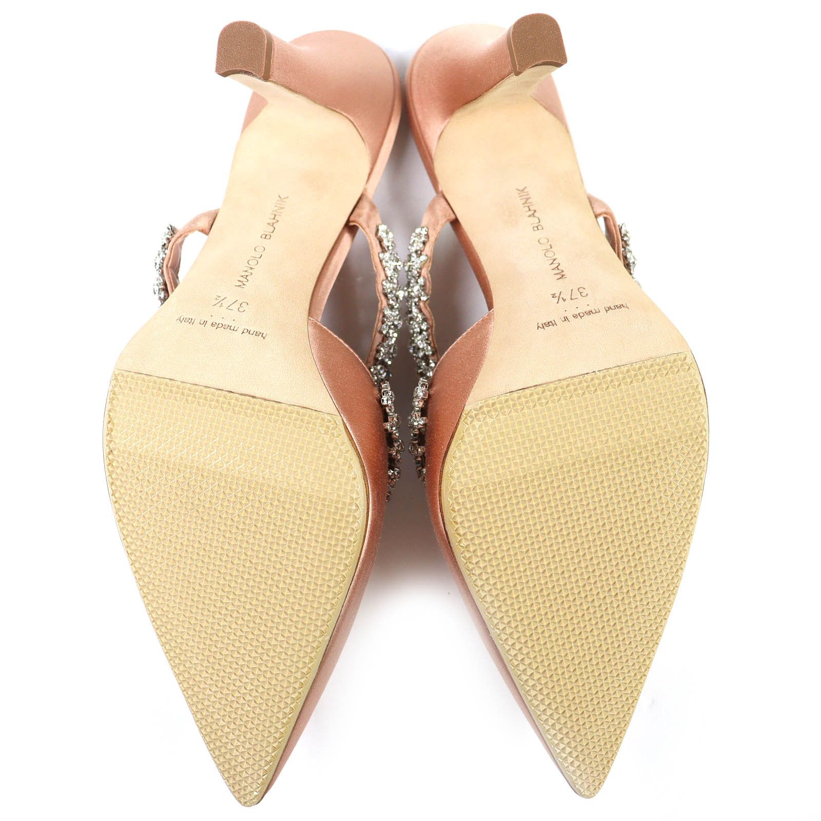 Manolo Blahnik Manolo Blahnik Manolo Blahnik VEDADAMU Satin Mules Textile Shoes VEDADAMU DUTY FREE for USA Size ONE SIZE - 8 Thumbnail