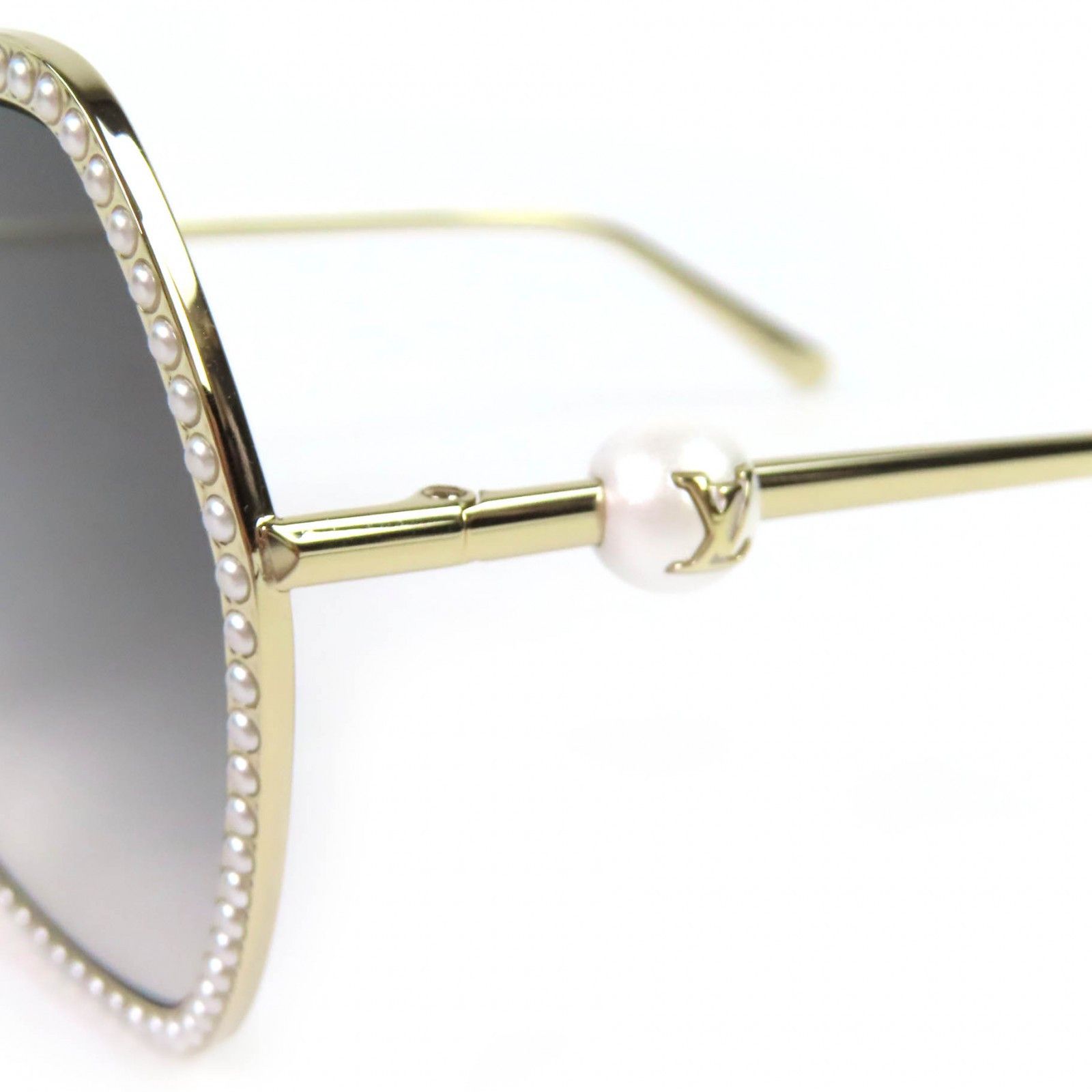 Louis Vuitton Louis Vuitton Louis Vuitton LV Pearl Sunglasses Plastic / Synthetic Sunglasses Z2016U DUTY FREE for USA Size ONE SIZE - 7 Thumbnail