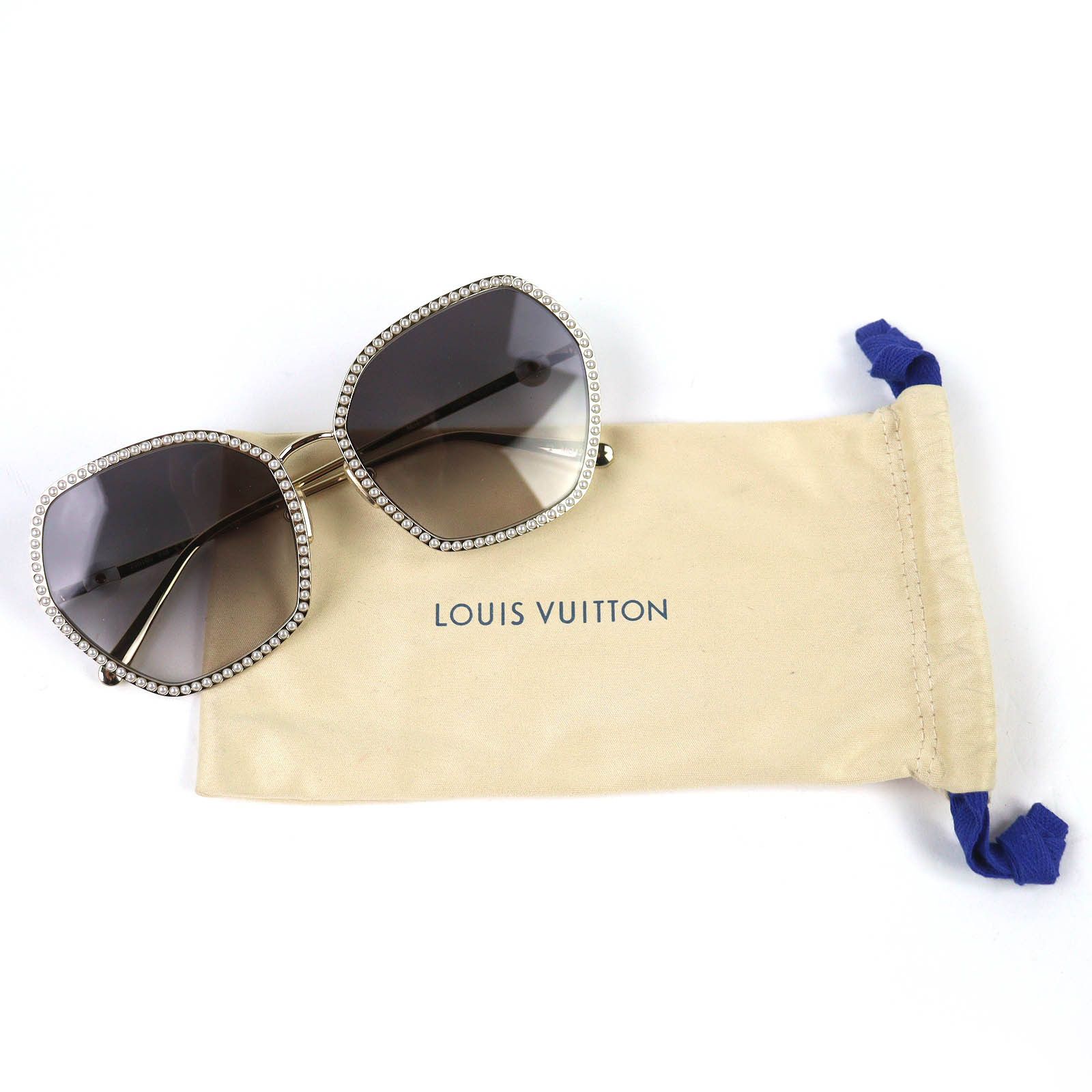 Louis Vuitton Louis Vuitton Louis Vuitton LV Pearl Sunglasses Plastic / Synthetic Sunglasses Z2016U DUTY FREE for USA Size ONE SIZE - 2 Thumbnail