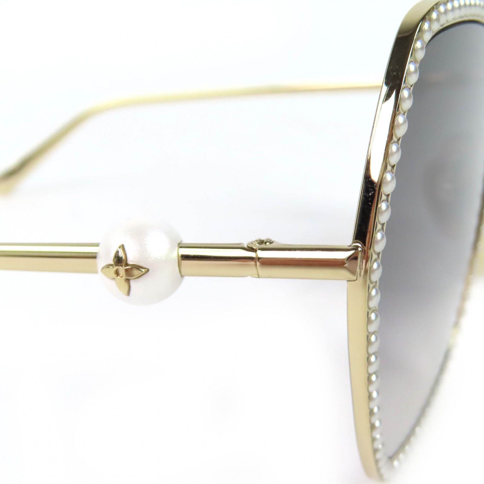Louis Vuitton Louis Vuitton Louis Vuitton LV Pearl Sunglasses Plastic / Synthetic Sunglasses Z2016U DUTY FREE for USA Size ONE SIZE - 8 Thumbnail