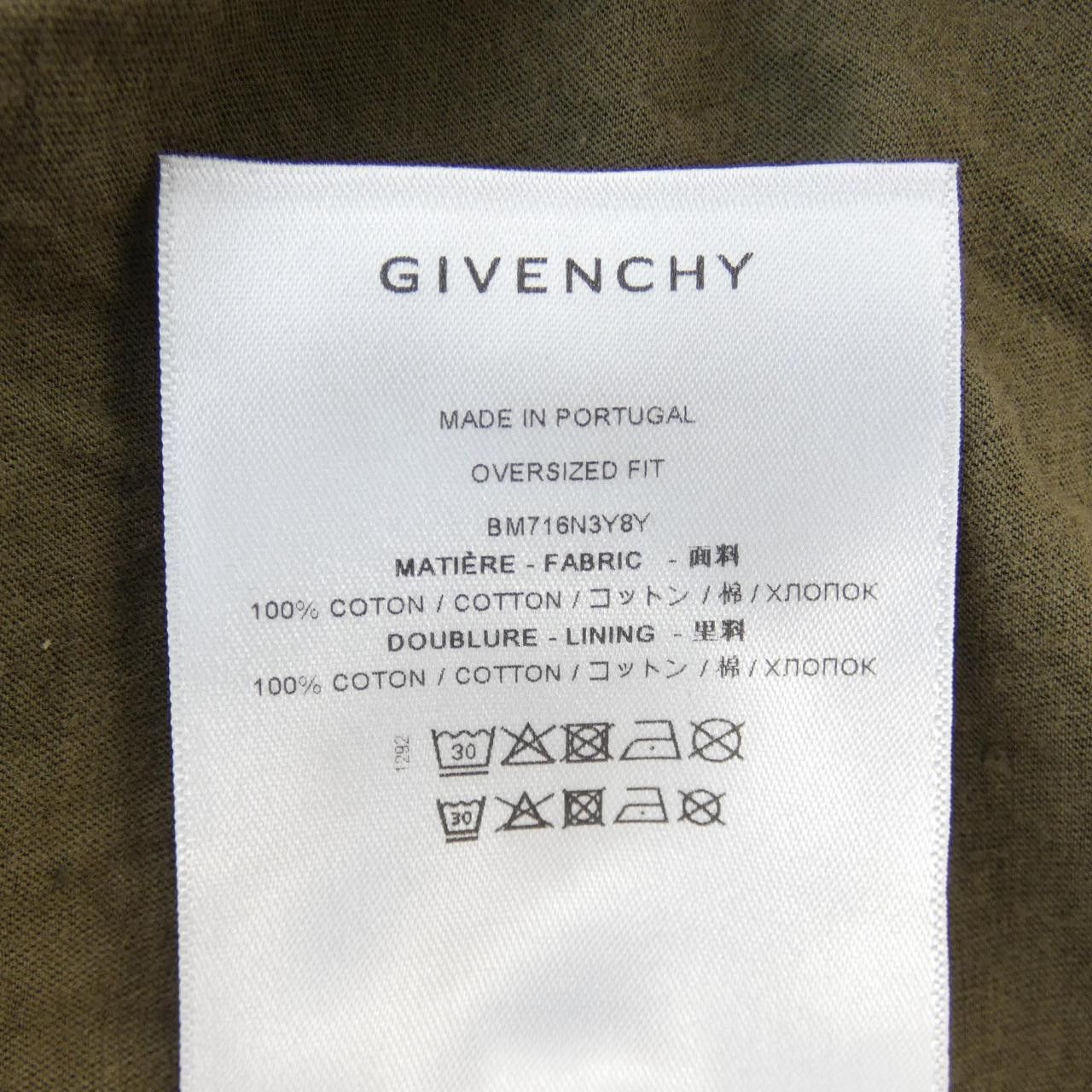 Givenchy Givenchy Givenchy Cotton T Shirt Textile T-Shirts BM716N3Y8Y DUTY FREE for USA Size ONE SIZE - 3 Thumbnail