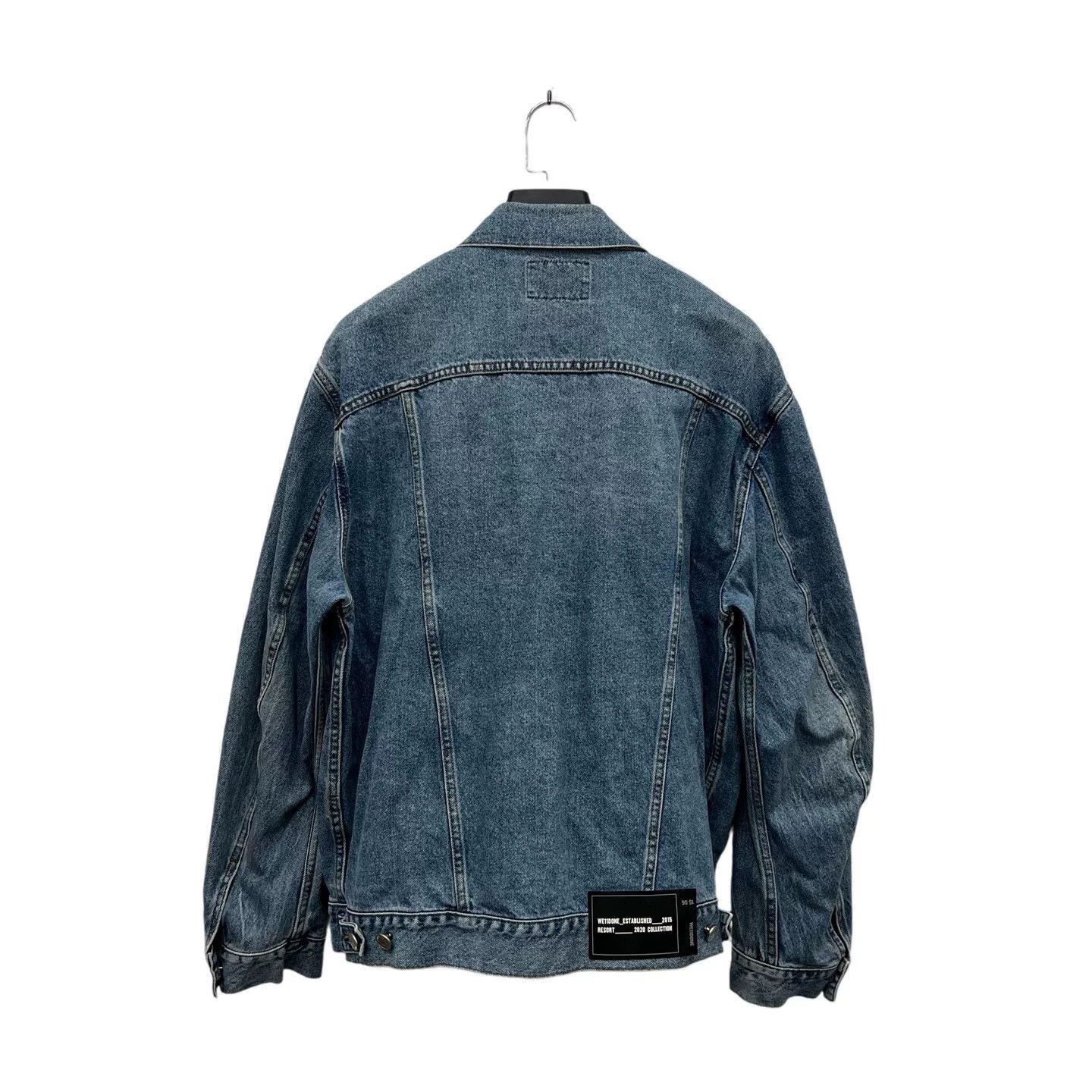 WE11DONE We11done Patchwork Zip Denim Jacket Size M / US 6-8 / IT 42-44 - 3 Thumbnail