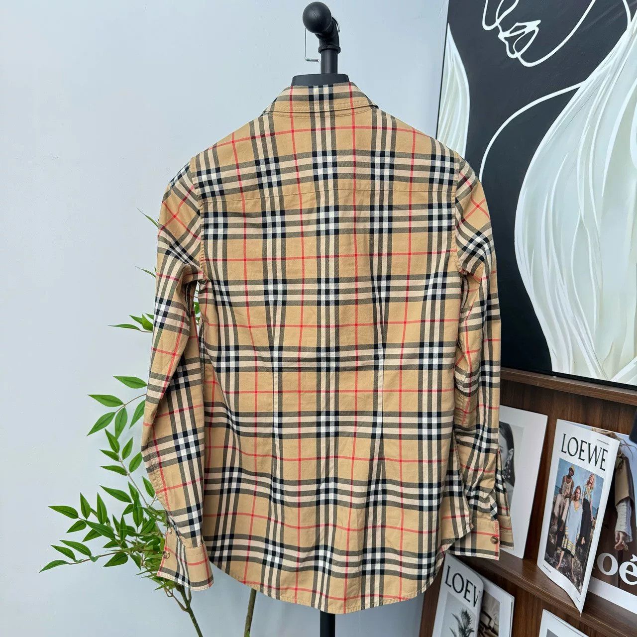 Burberry Burberry Classic Check Stretch Cotton Shirt Women Size M / US 6-8 / IT 42-44 - 2 Thumbnail