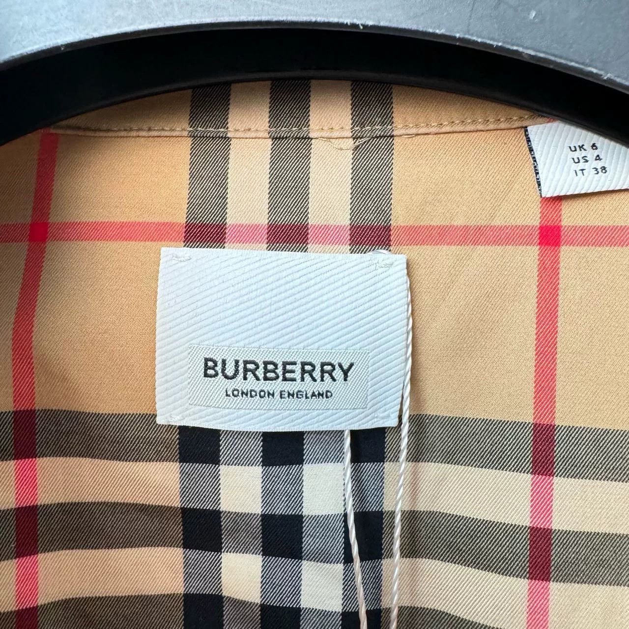 Burberry Burberry Classic Check Stretch Cotton Shirt Women Size M / US 6-8 / IT 42-44 - 3 Thumbnail