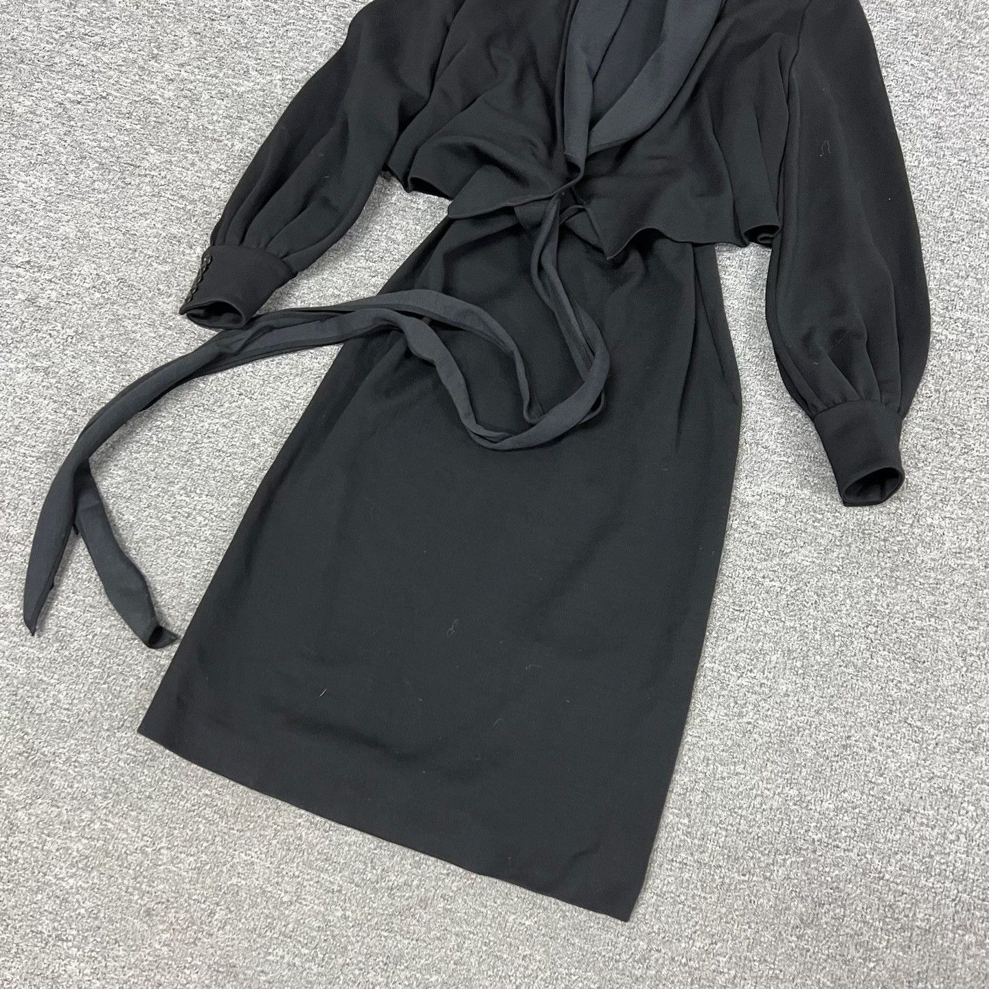 Saint Laurent Paris Saint Laurent YSL Long Belted Dress Size M / US 6-8 / IT 42-44 - 8 Thumbnail