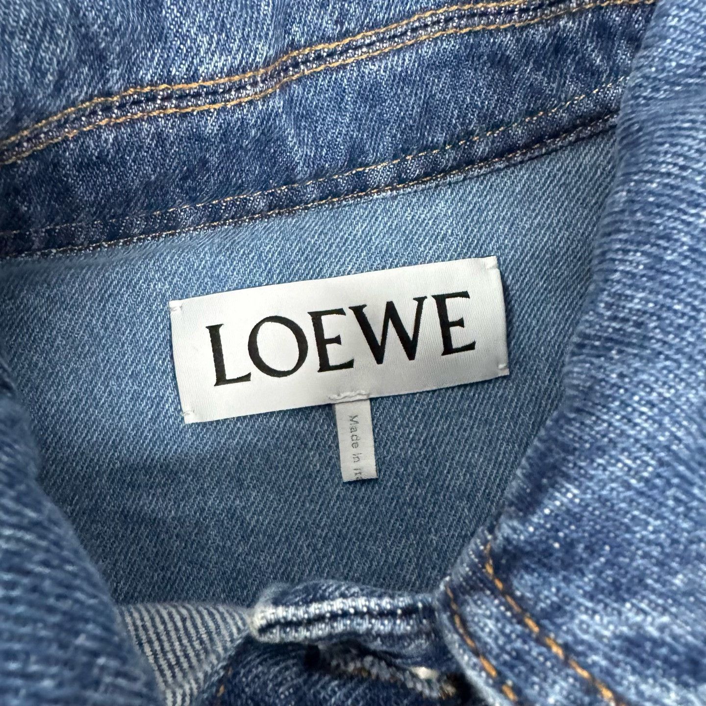 Loewe LOEWE Logo Denim Jacket Size XXS / US 00 / IT 34 - 8 Thumbnail