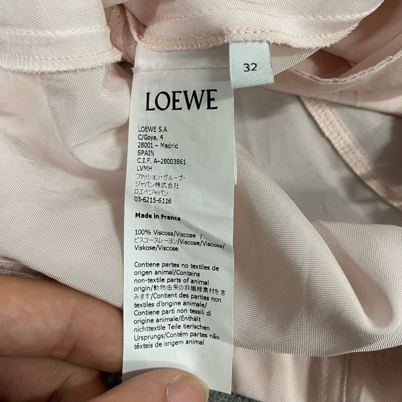Loewe Loewe Women's Pink Dress Size 32 Size XXS / US 00 / IT 34 - 7 Thumbnail