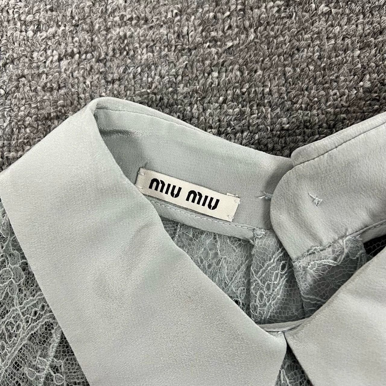 Miu Miu Miu Miu Silk Sleeveless Top with Lace Size M / US 6-8 / IT 42-44 - 3 Thumbnail