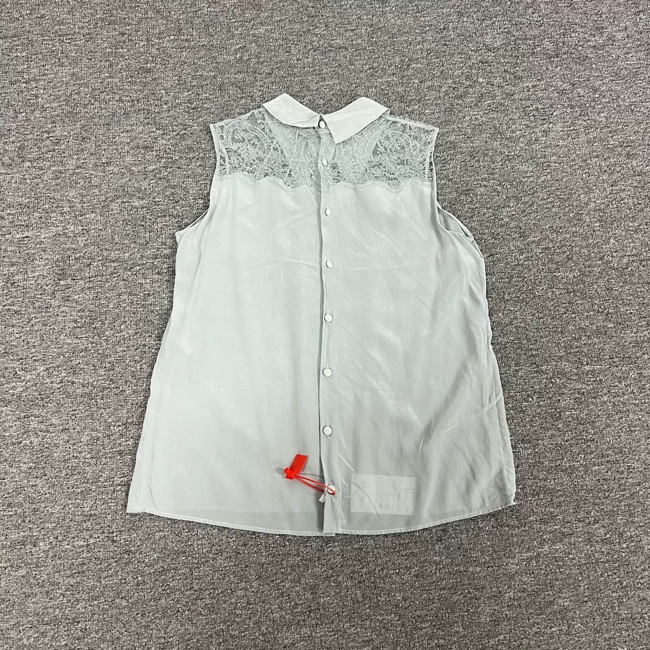 Miu Miu Miu Miu Silk Sleeveless Top with Lace Size M / US 6-8 / IT 42-44 - 2 Thumbnail