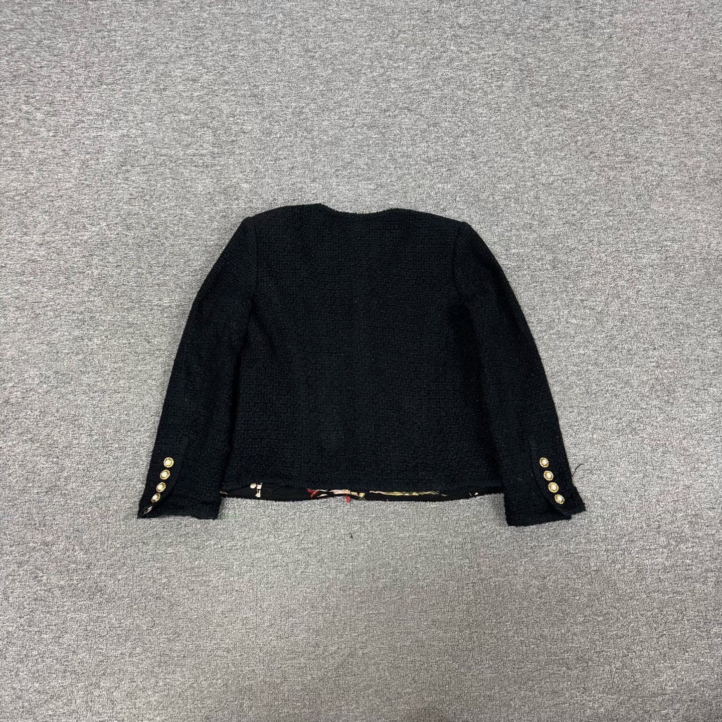 Dior Dior Gold Button Single-Breasted Tweed Jacket Size M / US 6-8 / IT 42-44 - 2 Thumbnail