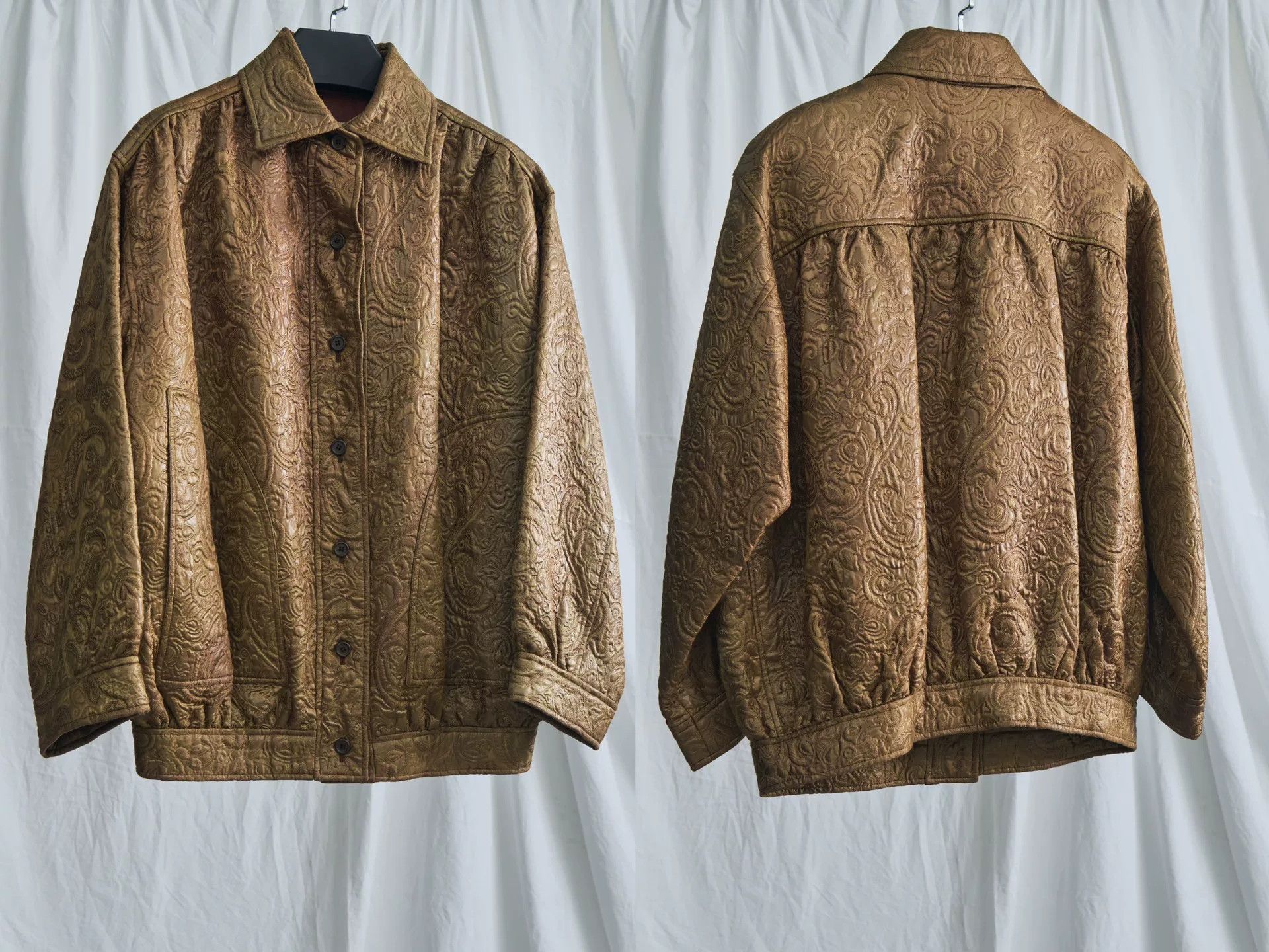 Yves Saint Laurent Yves Saint Laurent Brown Paisley Jacket Size M / US 6-8 / IT 42-44 - 8 Thumbnail