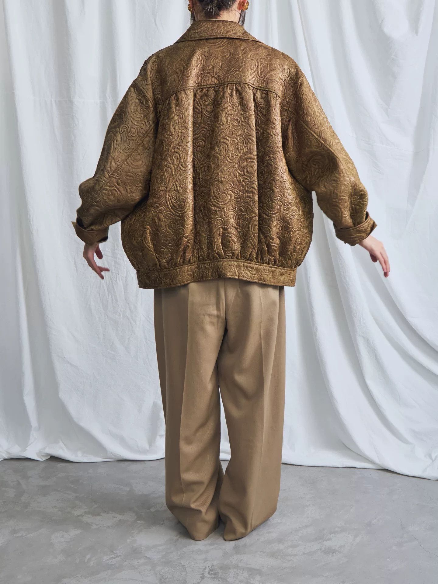 Yves Saint Laurent Yves Saint Laurent Brown Paisley Jacket Size M / US 6-8 / IT 42-44 - 4 Thumbnail