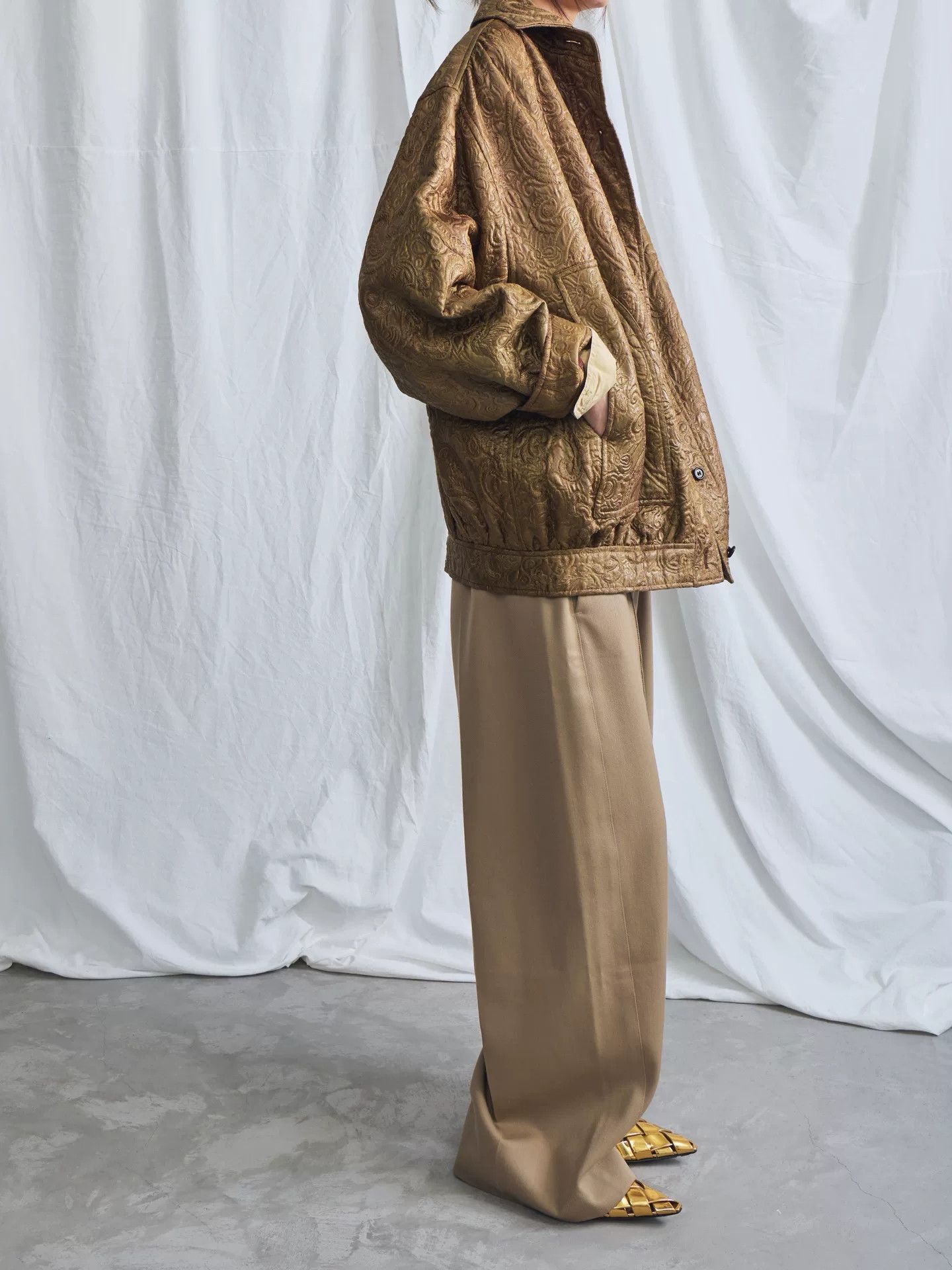 Yves Saint Laurent Yves Saint Laurent Brown Paisley Jacket Size M / US 6-8 / IT 42-44 - 5 Thumbnail