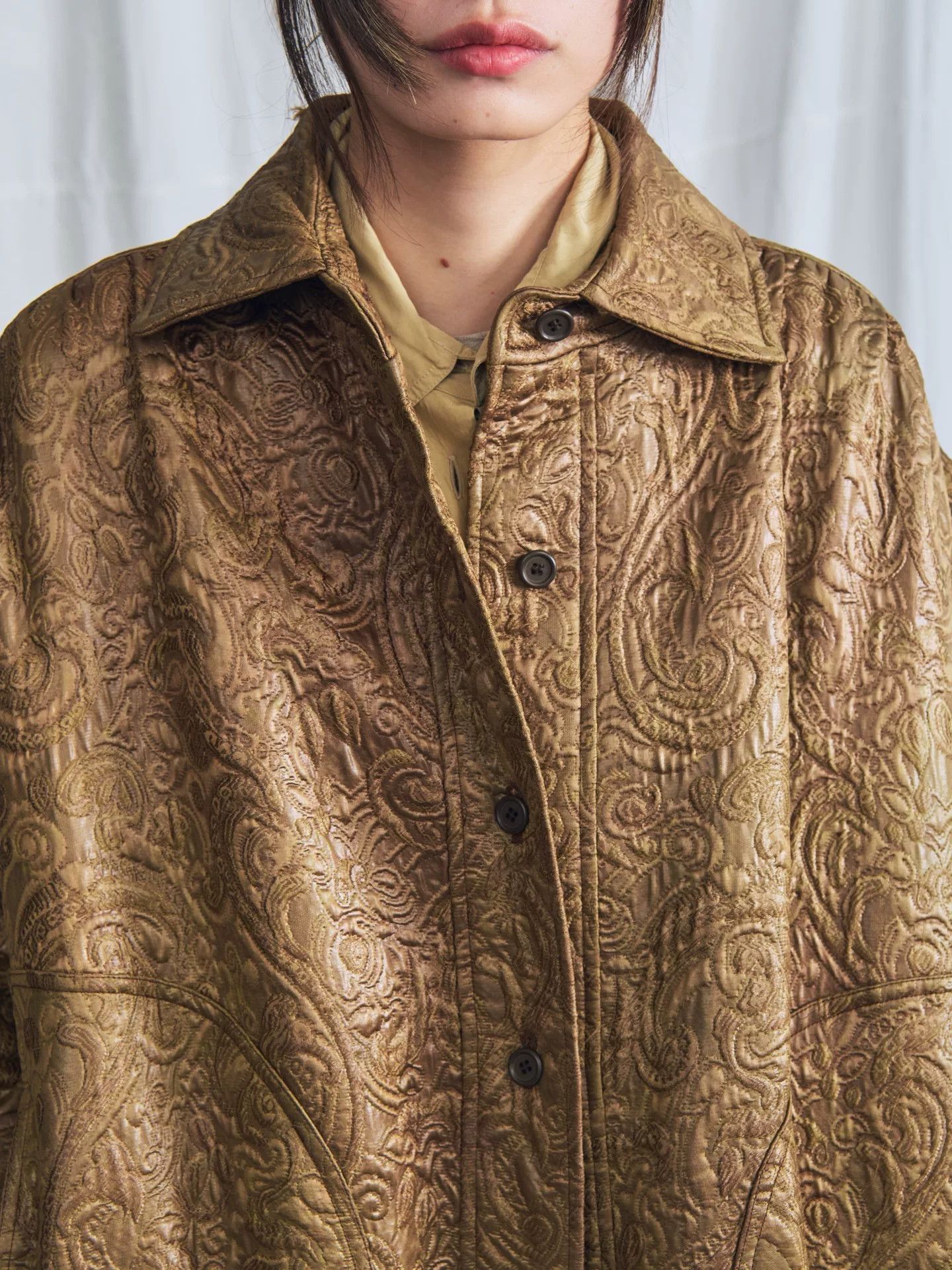 Yves Saint Laurent Yves Saint Laurent Brown Paisley Jacket Size M / US 6-8 / IT 42-44 - 7 Thumbnail