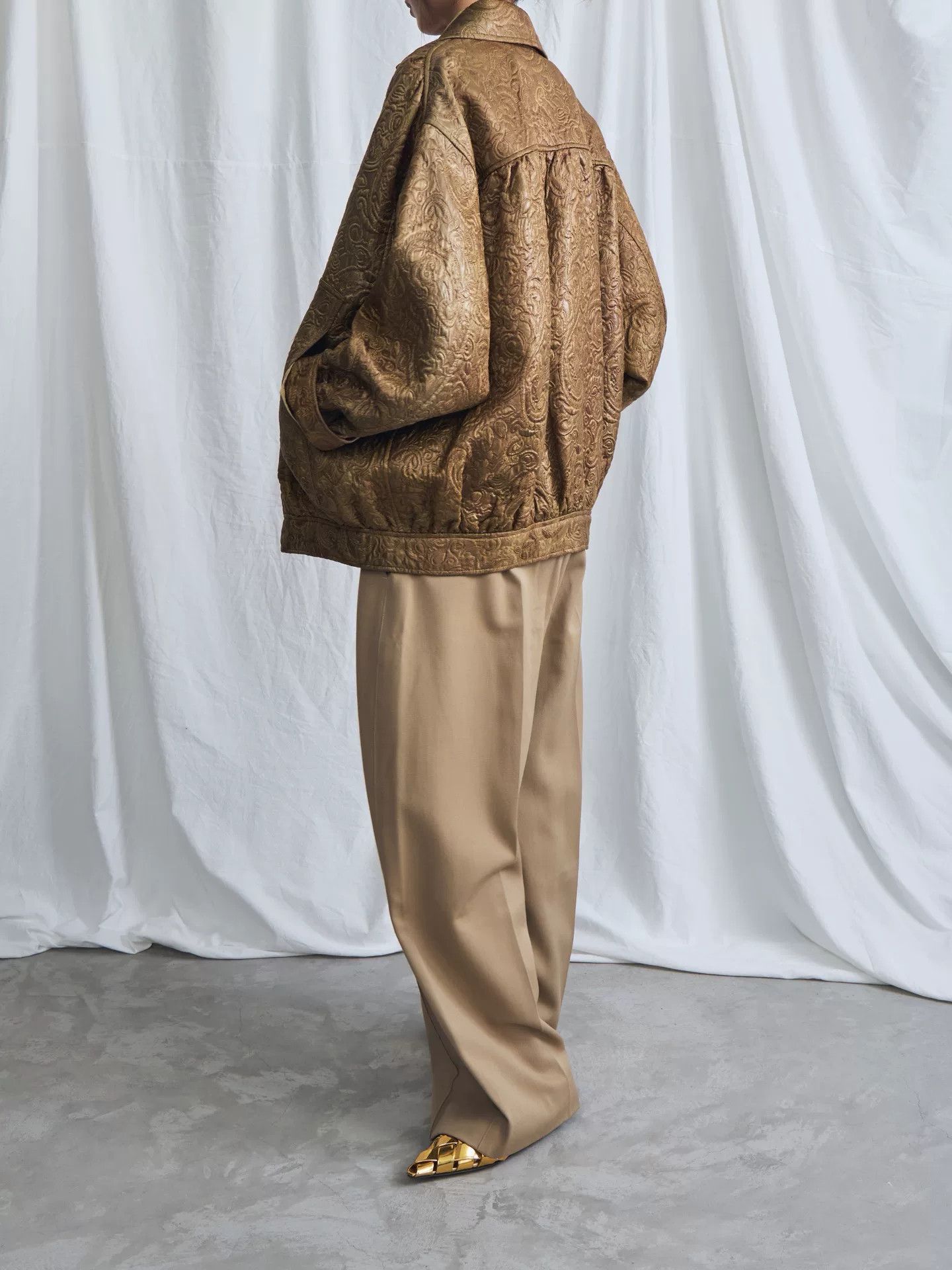 Yves Saint Laurent Yves Saint Laurent Brown Paisley Jacket Size M / US 6-8 / IT 42-44 - 3 Thumbnail