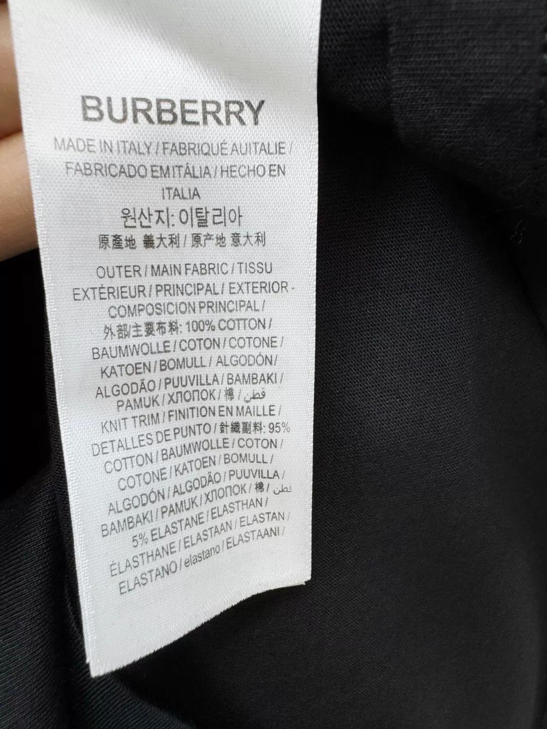 Burberry Burberry Embroidered Letter Short Sleeve Size US L / EU 52-54 / 3 - 7 Thumbnail