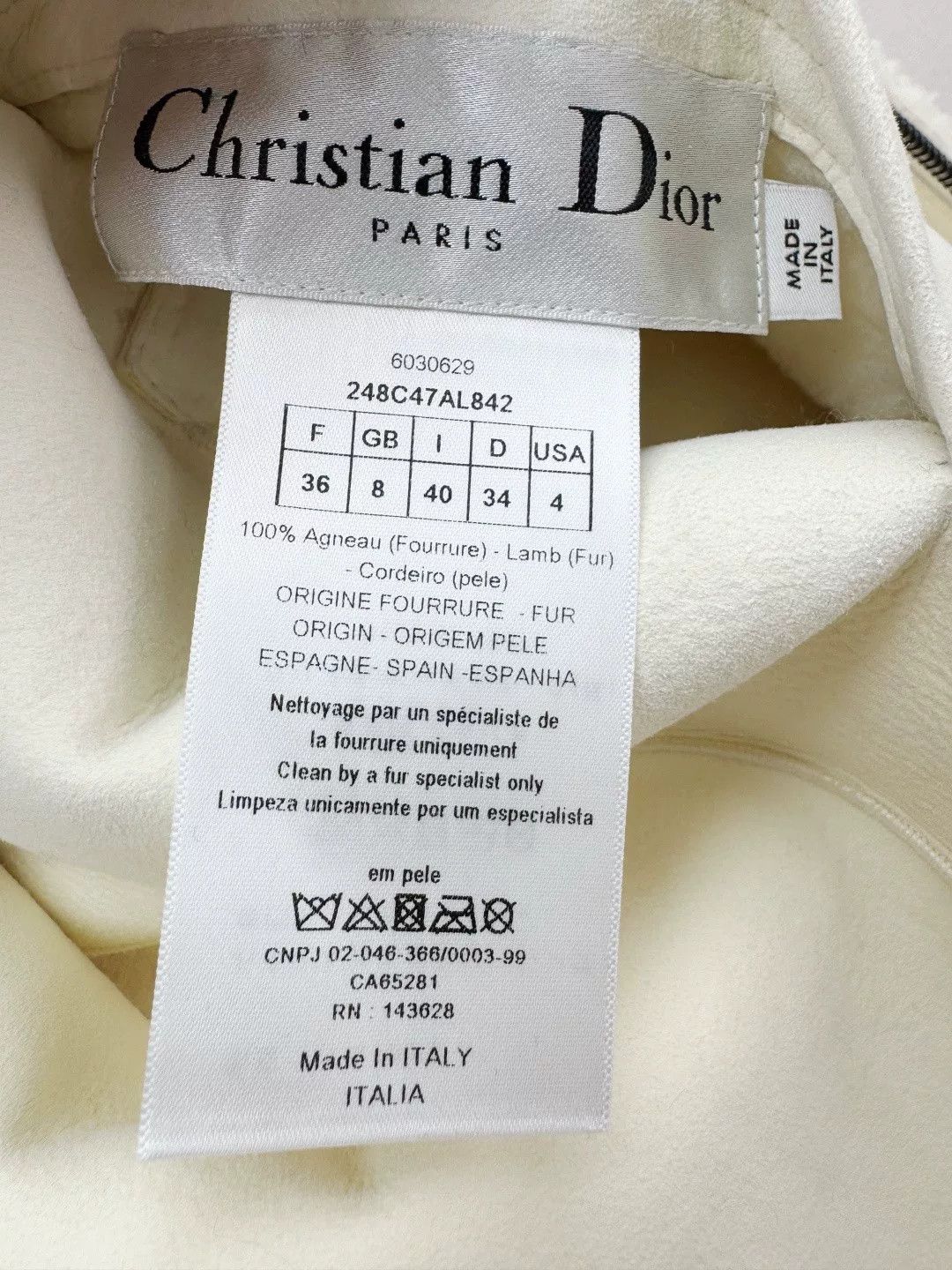 Dior Dior Reversible Sheepskin Shearling Coat Size XS / US 0-2 / IT 36-38 - 8 Thumbnail