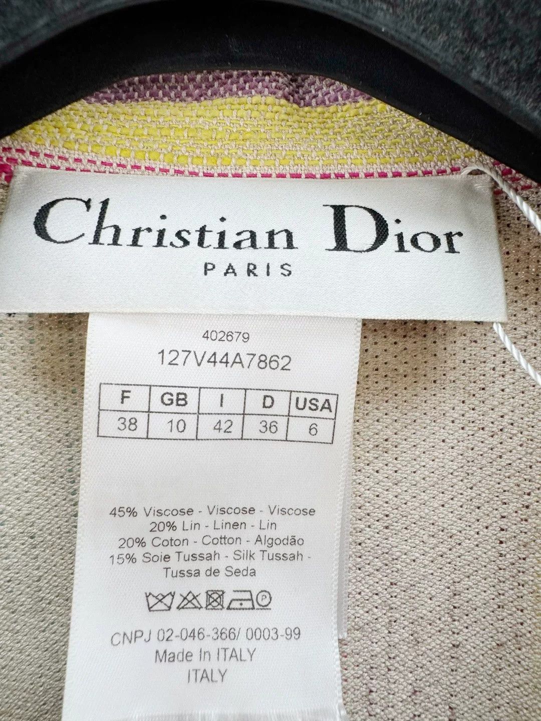 Dior Dior Rainbow Striped Coat Shirt Size S / US 4 / IT 40 - 6 Thumbnail
