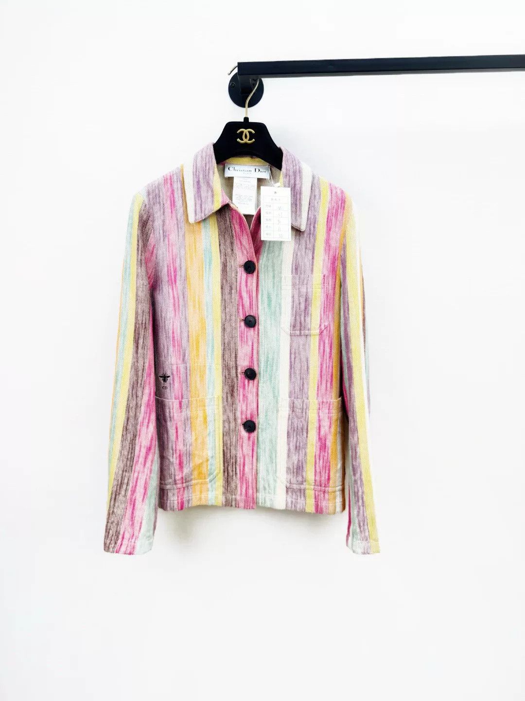 Dior Dior Rainbow Striped Coat Shirt Size S / US 4 / IT 40 - 9 Thumbnail