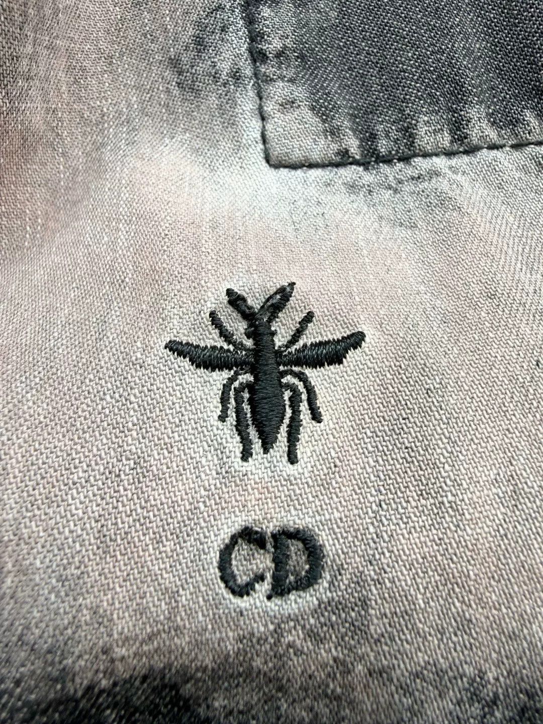 Dior Dior Tie-Dye Denim Jacket Size S / US 4 / IT 40 - 4 Thumbnail