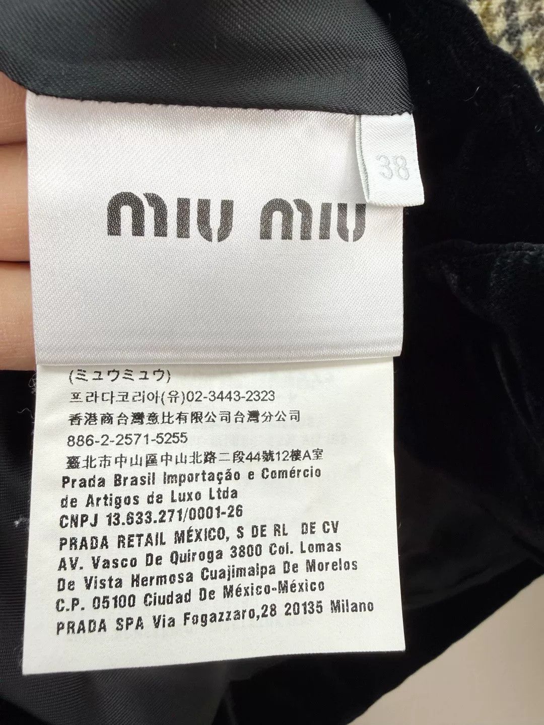 Miu Miu Miumiu New With Tag Tweed Jacket Size S / US 4 / IT 40 - 4 Thumbnail