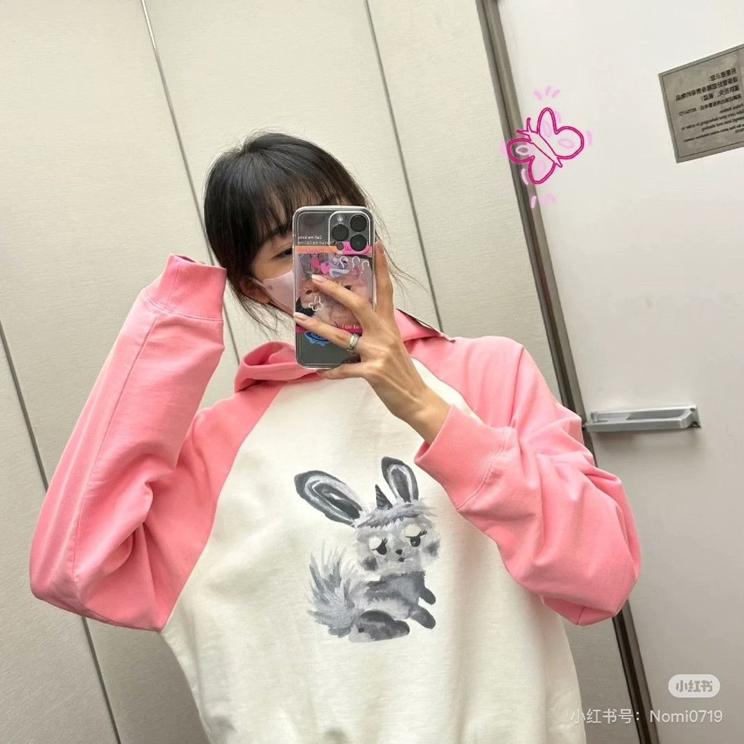 WE11DONE we11done Rabbit Print Hoodie Size US XL / EU 56 / 4 - 6 Thumbnail